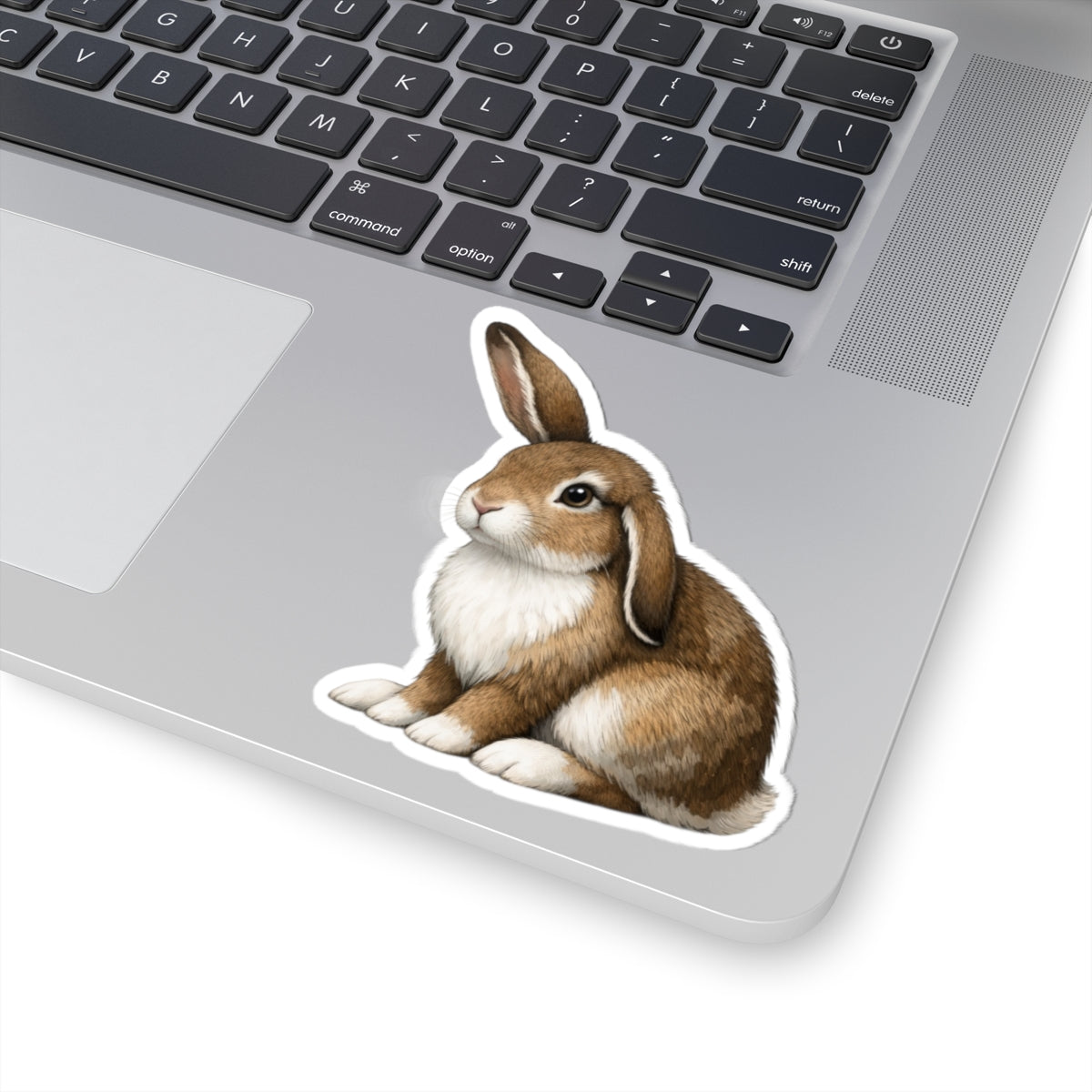 Cutie Bunny Kiss-Cut Sticker