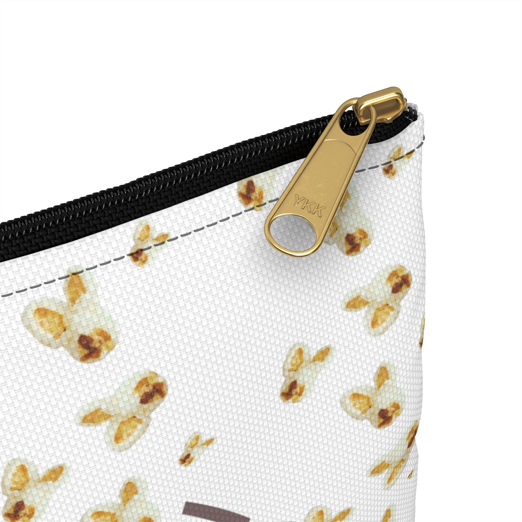 Accessory Pouch — "POPCORN money" Bunny Pattern little pouch