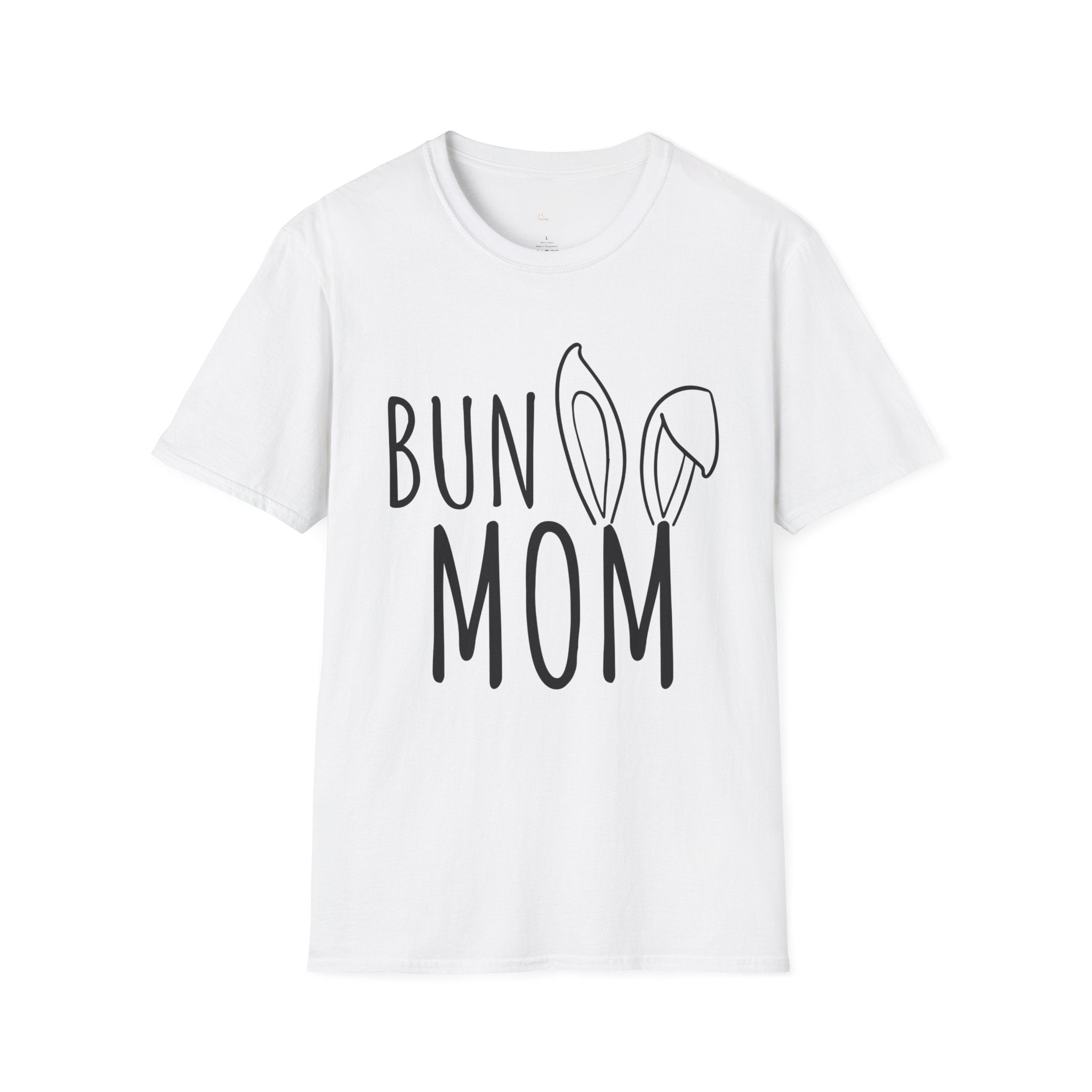Bun Mom Unisex Softstyle T-Shirt - Cute Gift idea