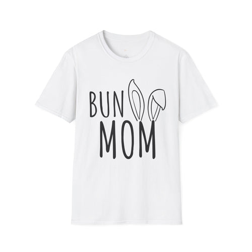 Bun Mom Unisex Softstyle T-Shirt - Cute Gift idea