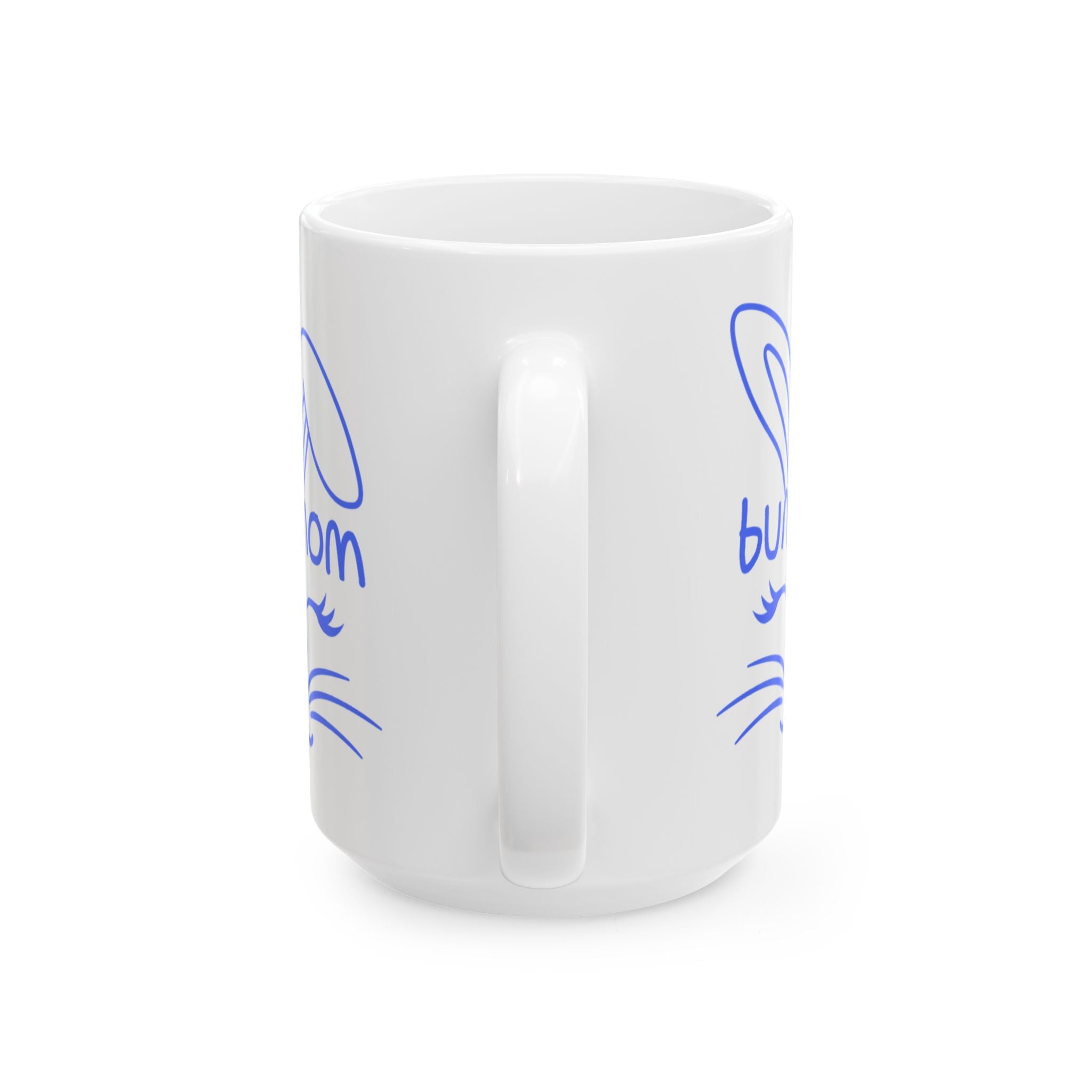 Cute Bun Mom Ceramic Mug — 11oz & 15oz
