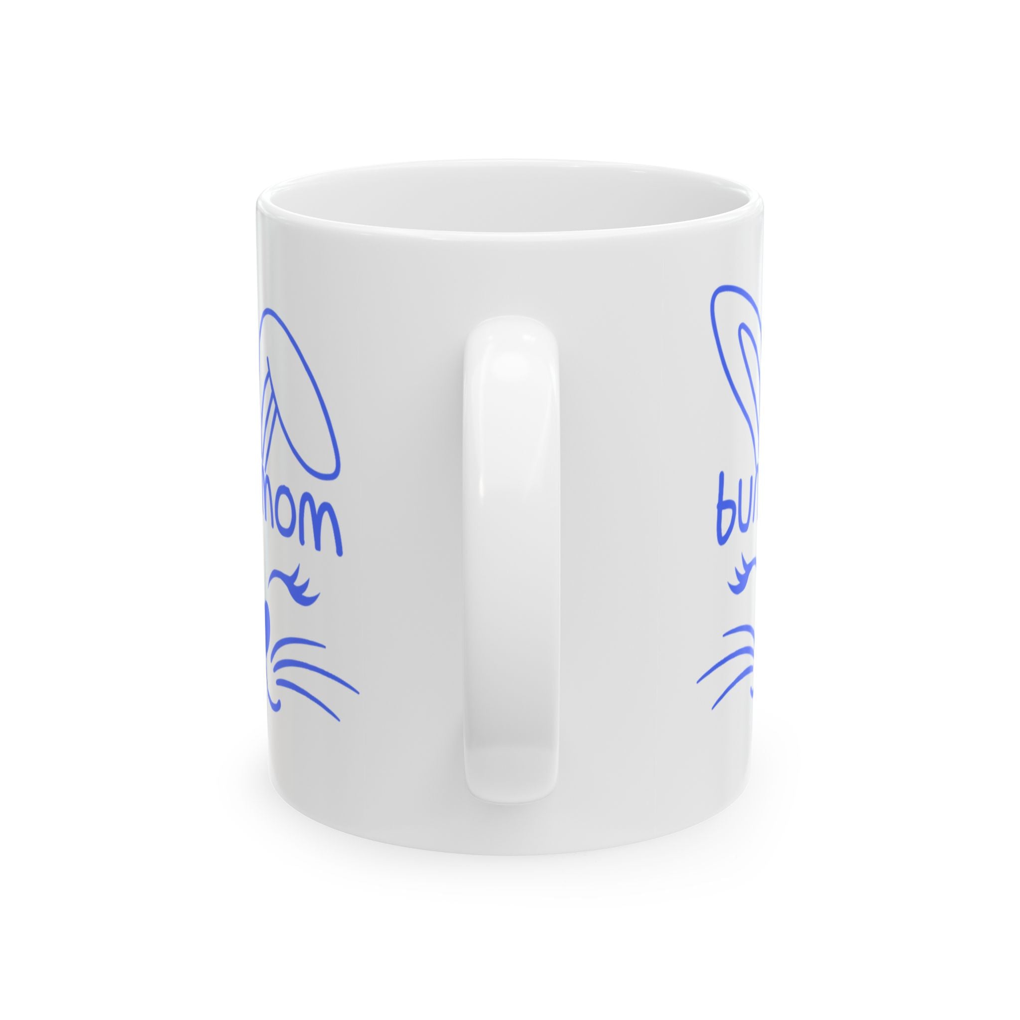 Cute Bun Mom Ceramic Mug — 11oz & 15oz