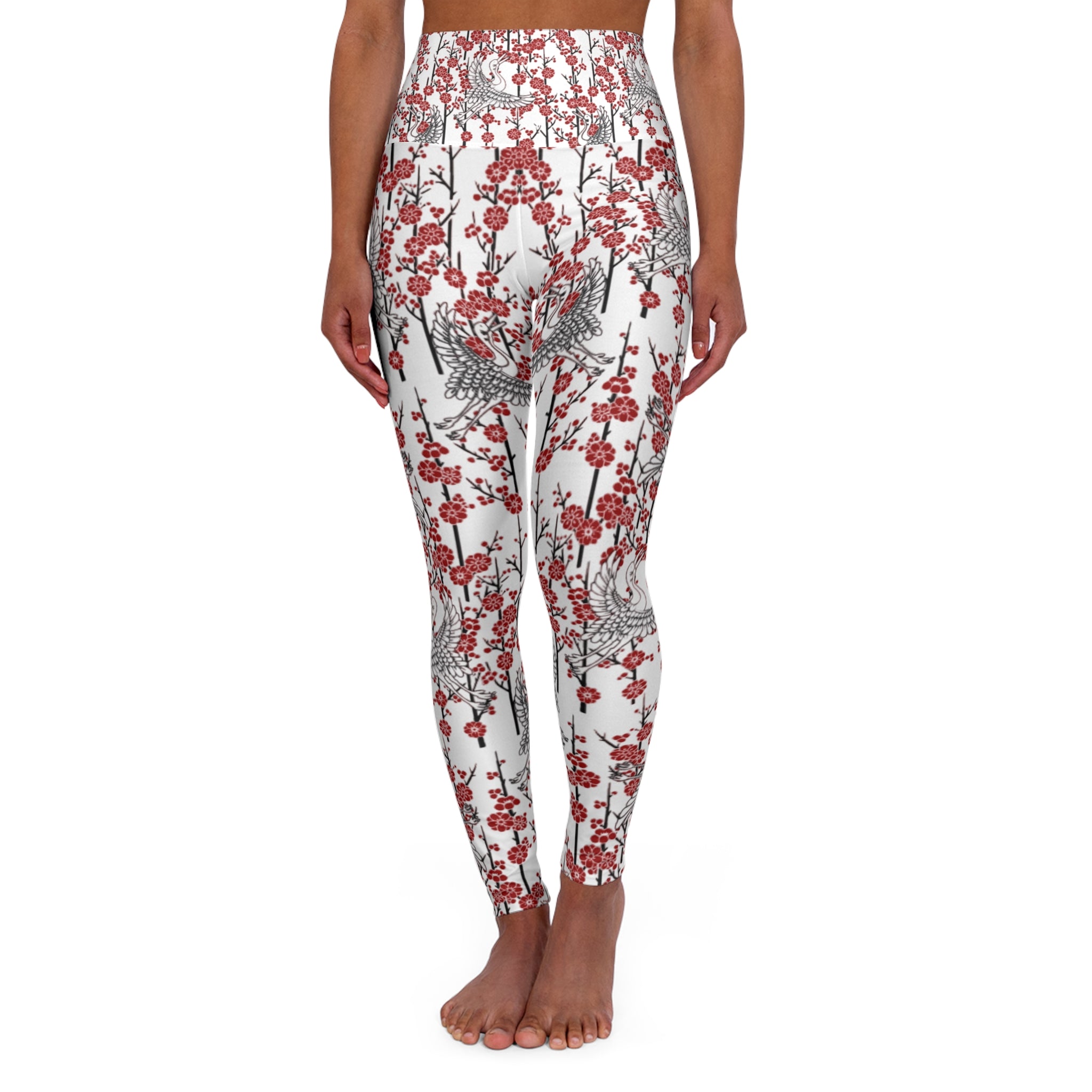 High Waisted Yoga Leggings (AOP)
