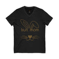 Bun Mom V-Neck Tee