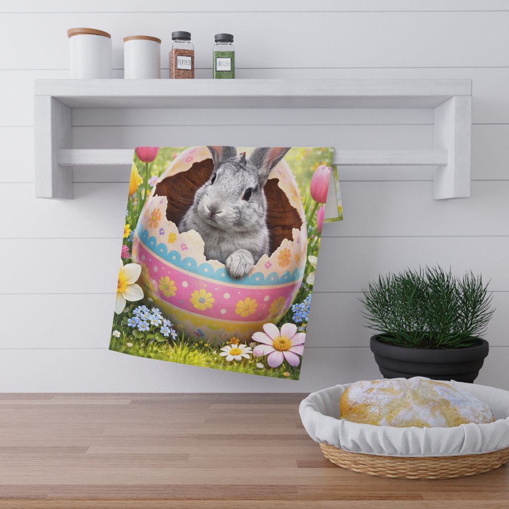 Easter Bunny Egg Tea Kitchen Towel