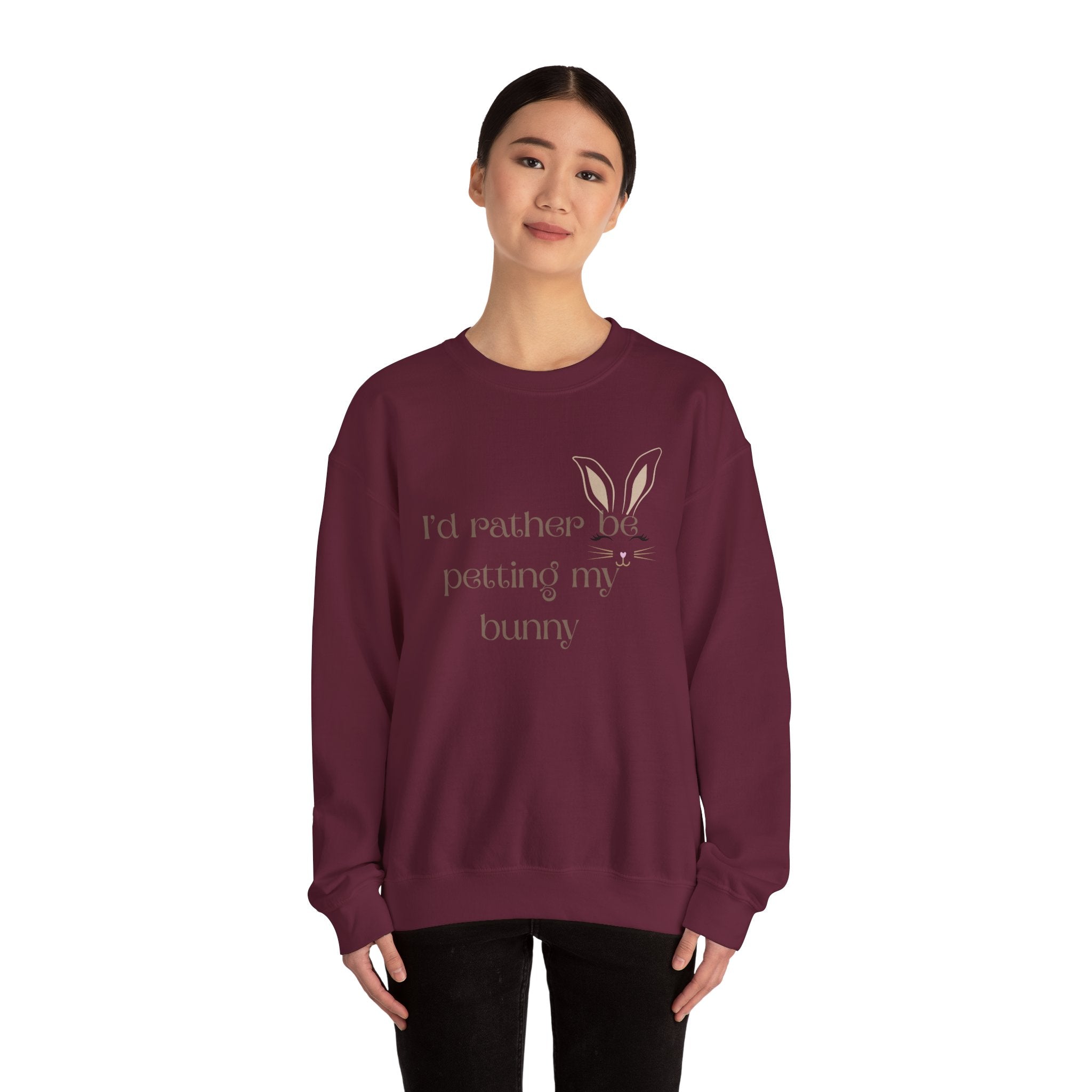 I'd Rather Be Petting My Bunny Sweatshirt