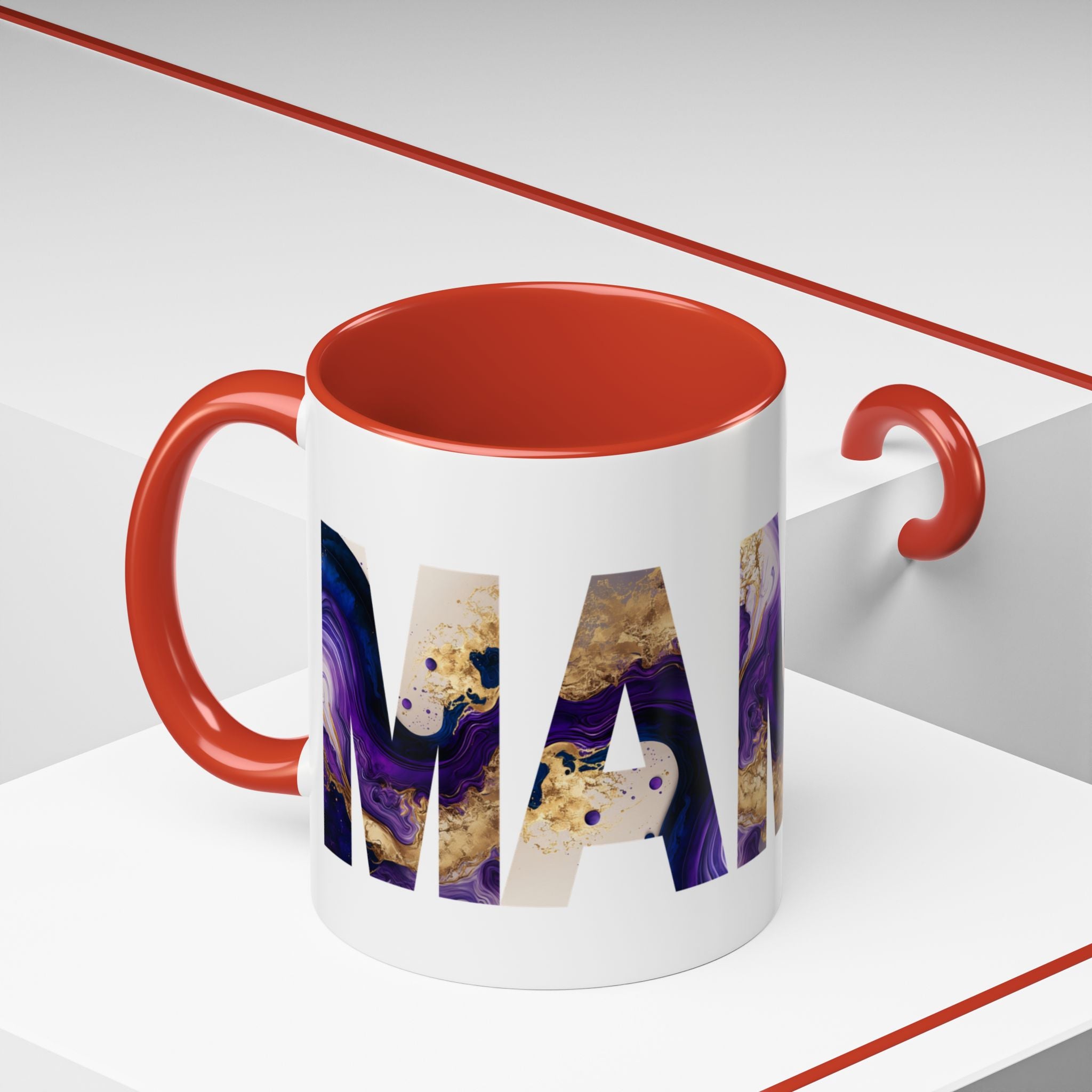 Mama Coffee Mug — Accent 11/15oz Ceramic Cup