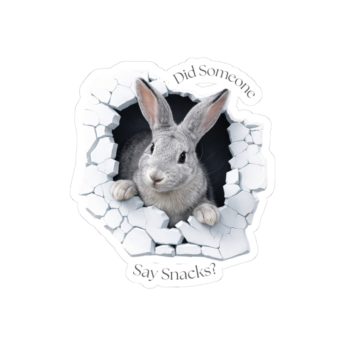 Bunny Kiss-Cut Sticker