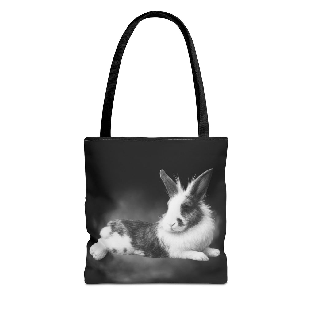 Black & White Bunny Tote Bag for Everyday Use