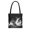 Black & White Bunny Tote Bag for Everyday Use