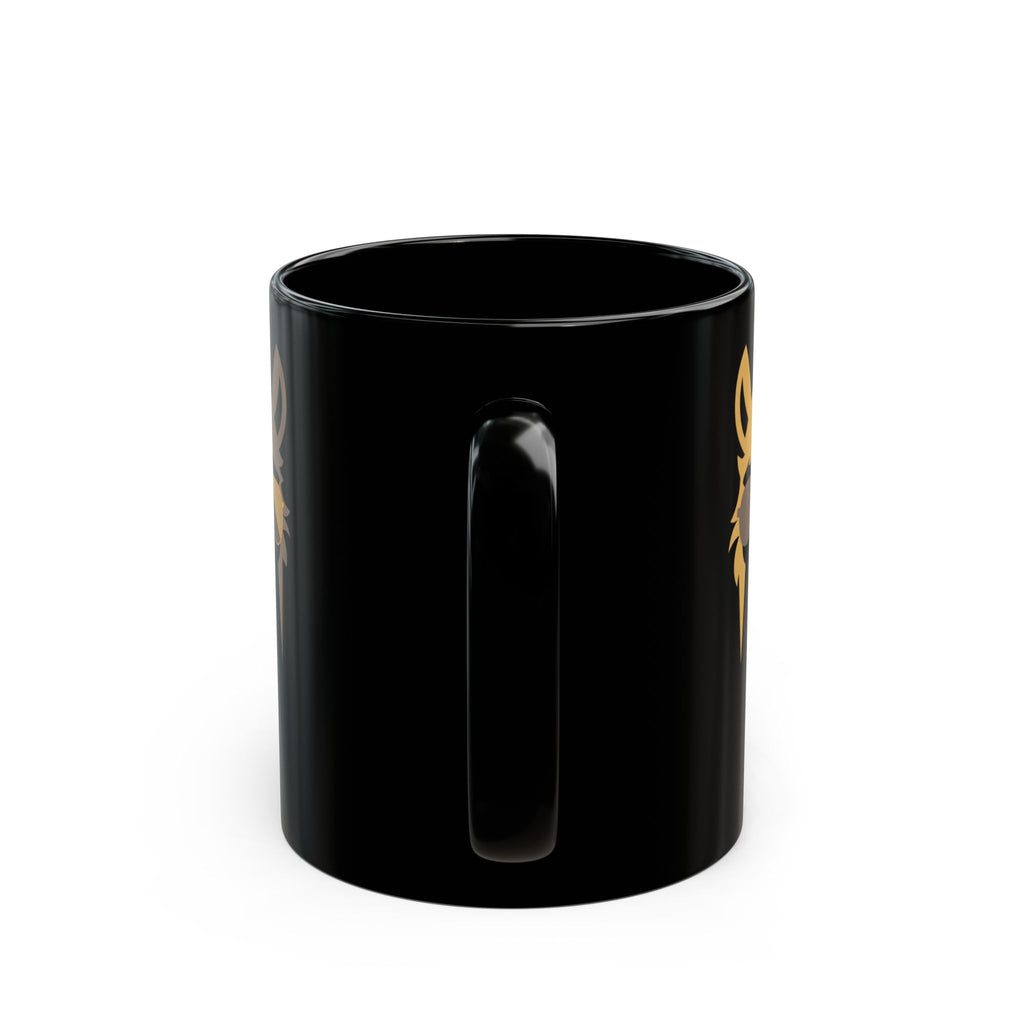 Alpaca Vibes Black Mug — 11oz & 15oz Ceramic Coffee Cup