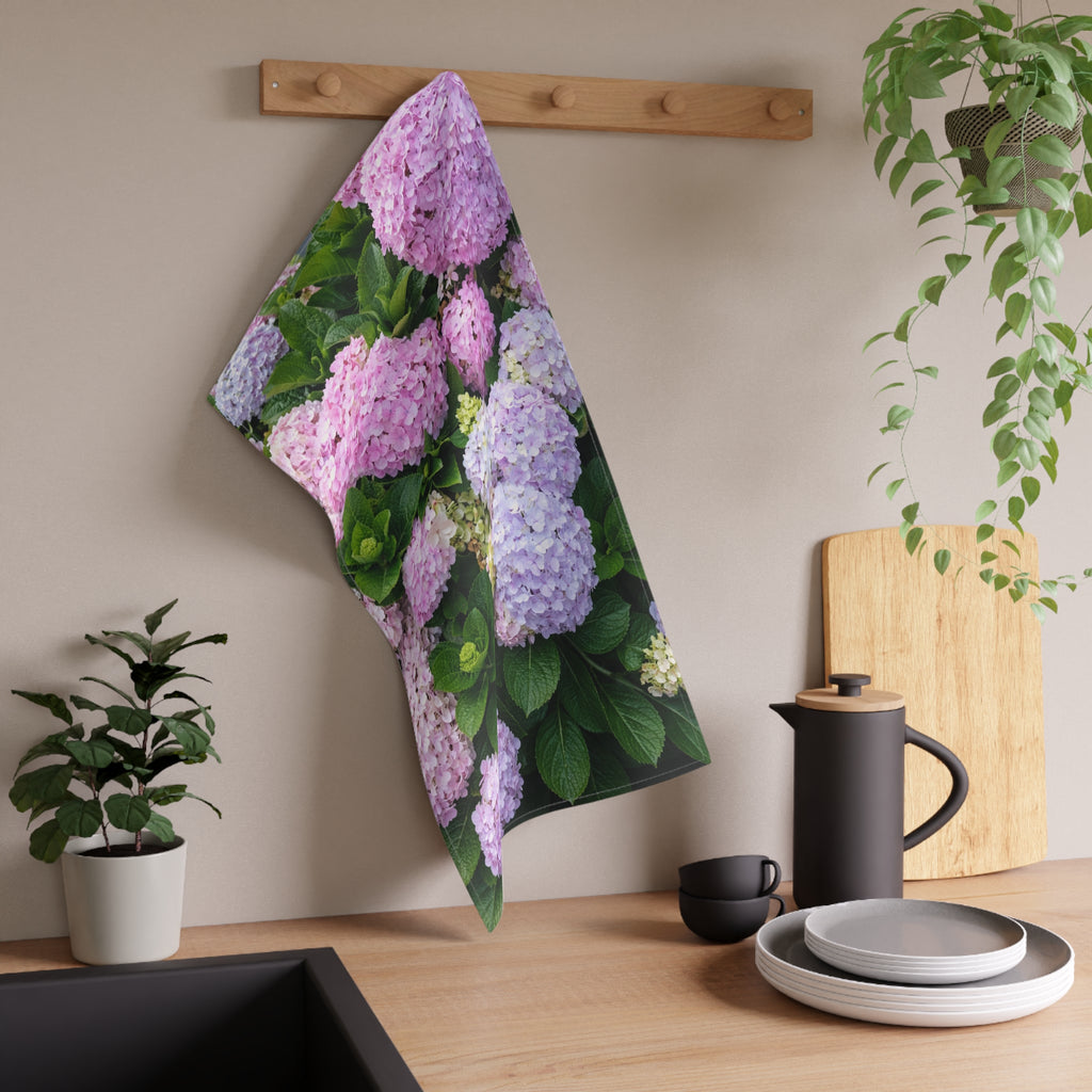 Hydrangea Flower Tea Kitchen Towel