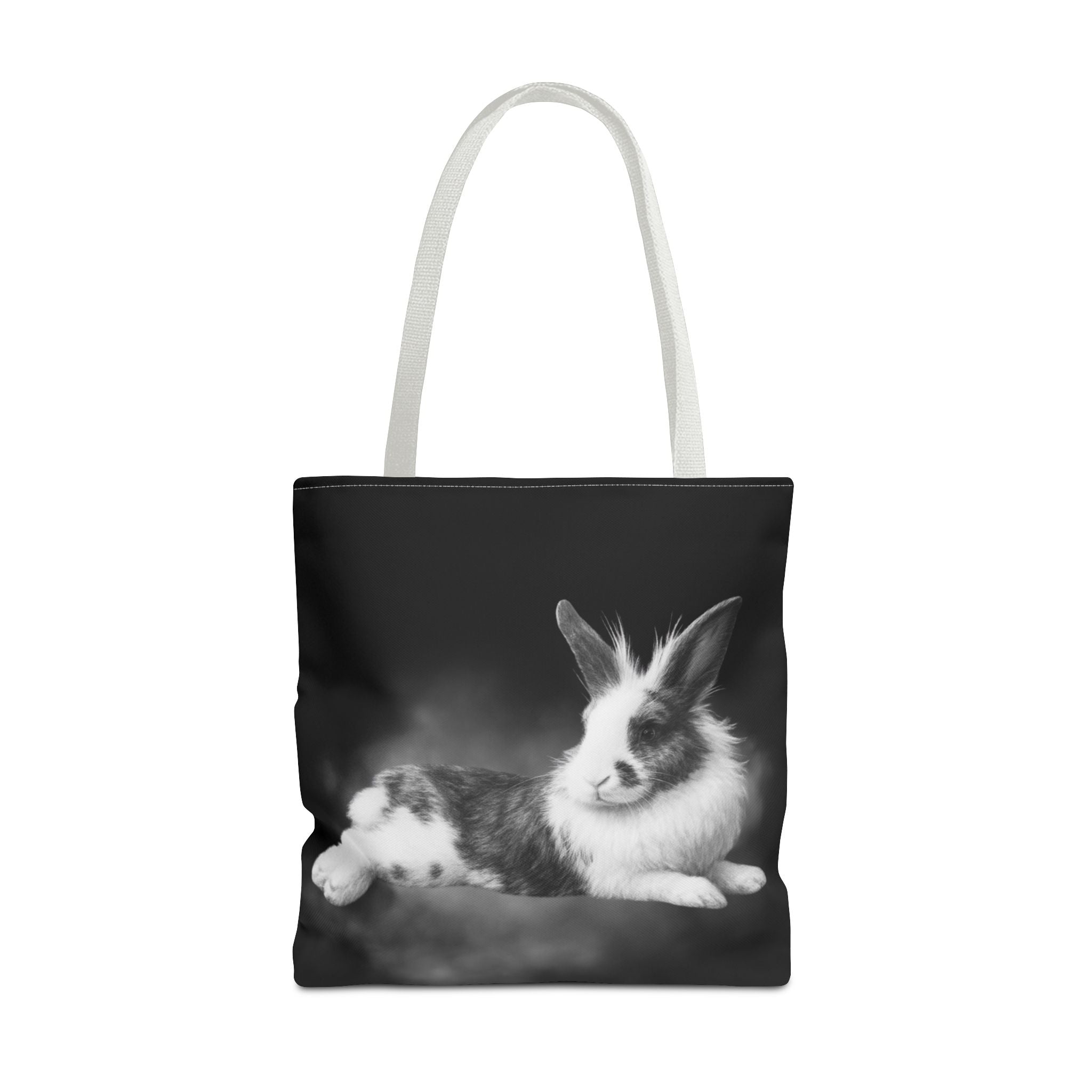 Black & White Bunny Tote Bag for Everyday Use