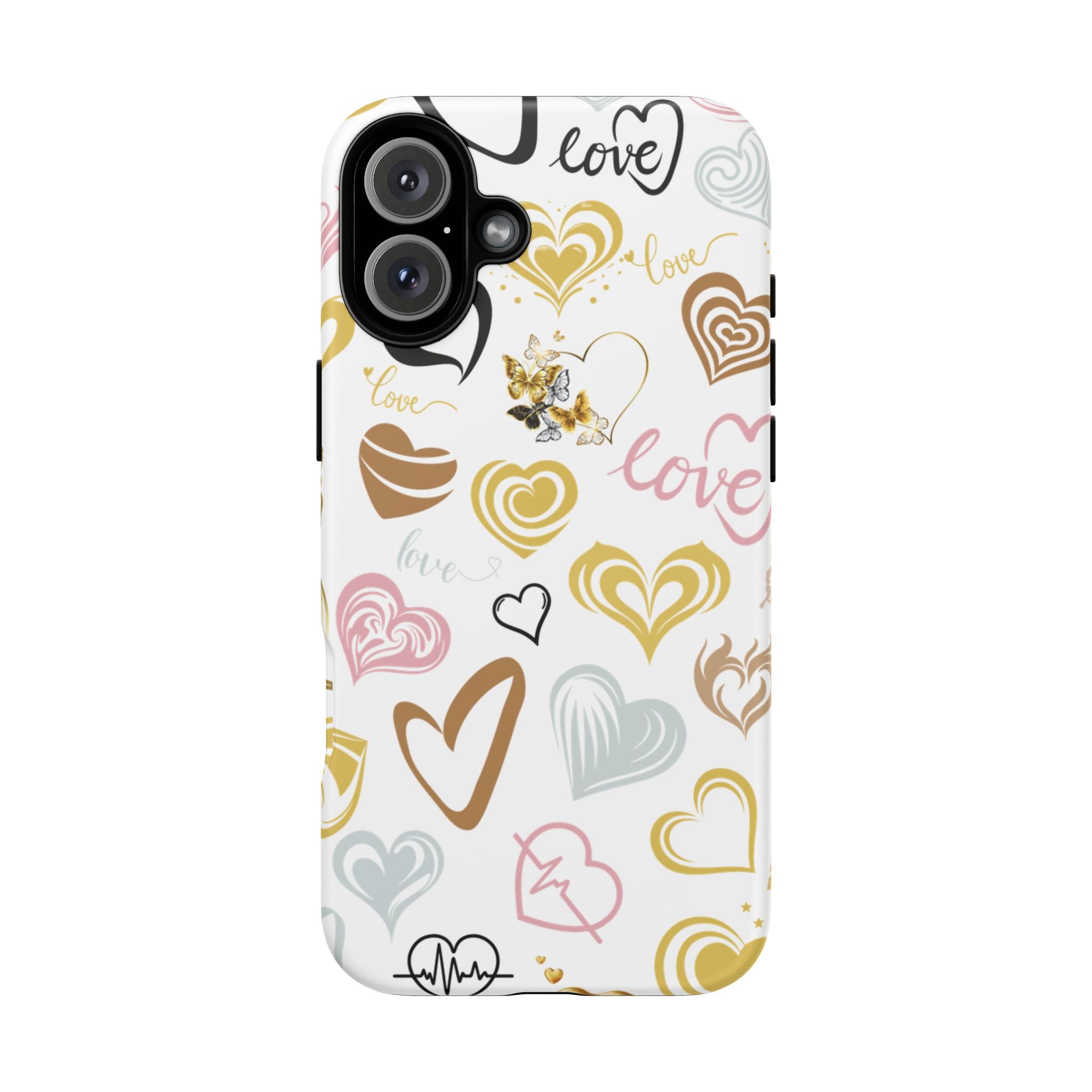 Heart Patterns Tough Phone Cases, Protective Cover