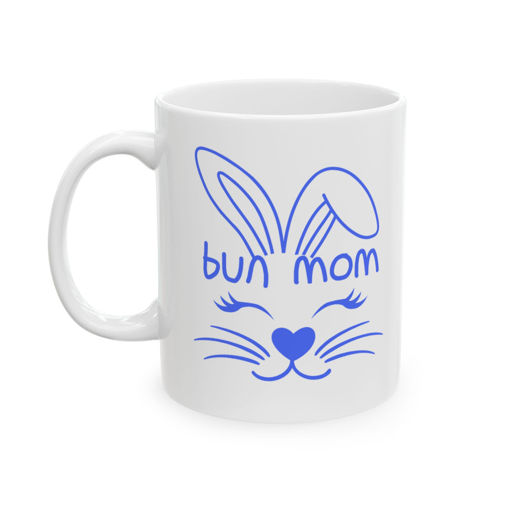 Cute Bun Mom Ceramic Mug — 11oz & 15oz
