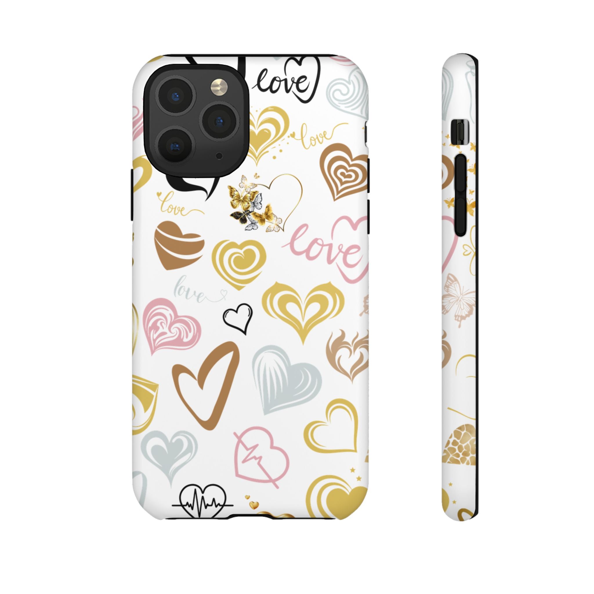 Heart Patterns Tough Phone Cases, Protective Cover