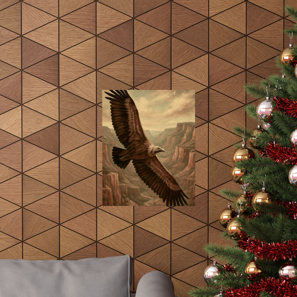 Matte Vertical Poster Condor Wall Art Print