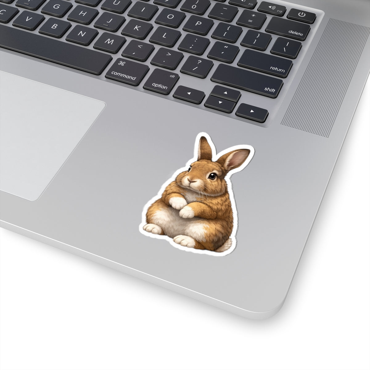 So Cute Bunny Kiss-Cut Sticker