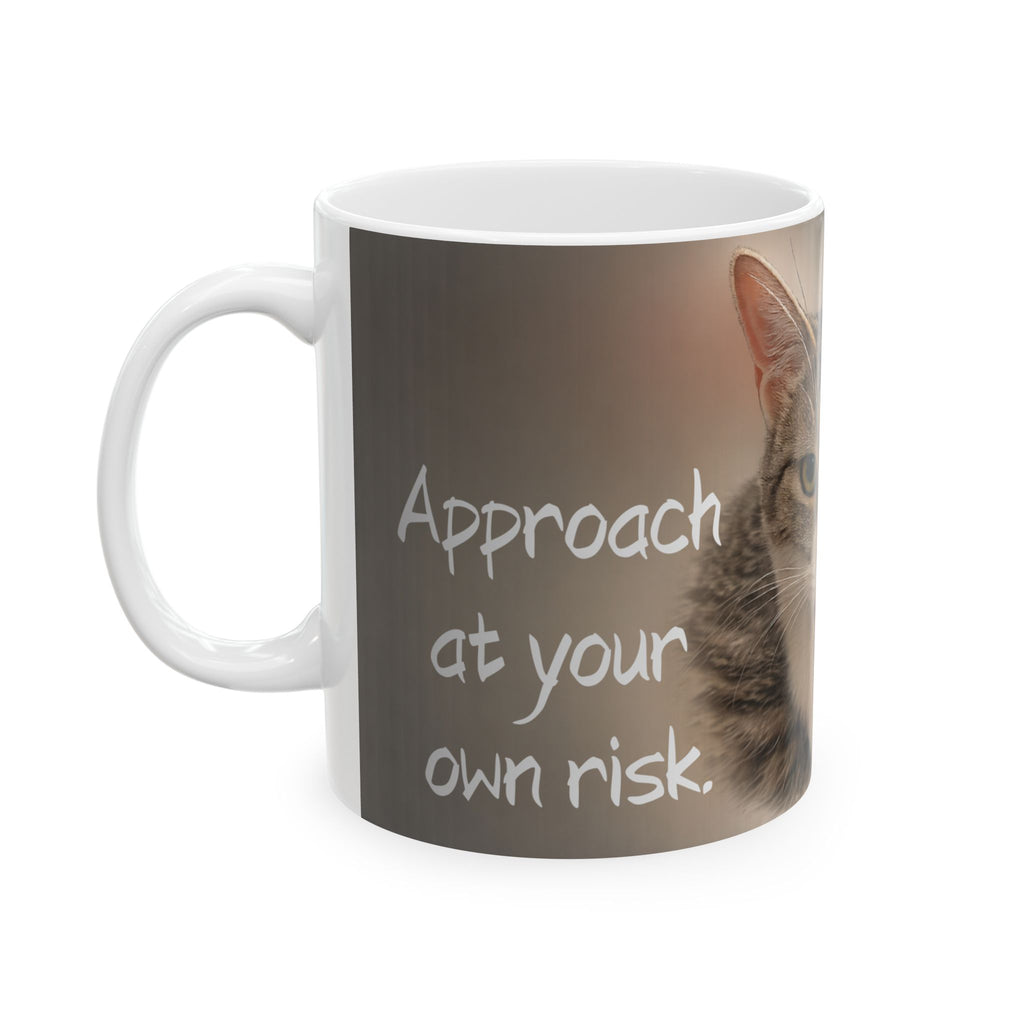 Cat Ceramic Mug with the real attitude