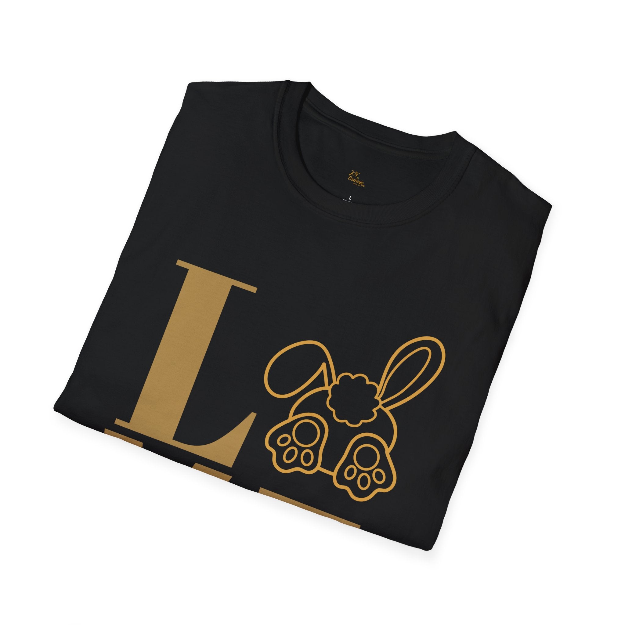 Cute Bunny Love Unisex Softstyle T-Shirt for Spring , Bunny Tee,