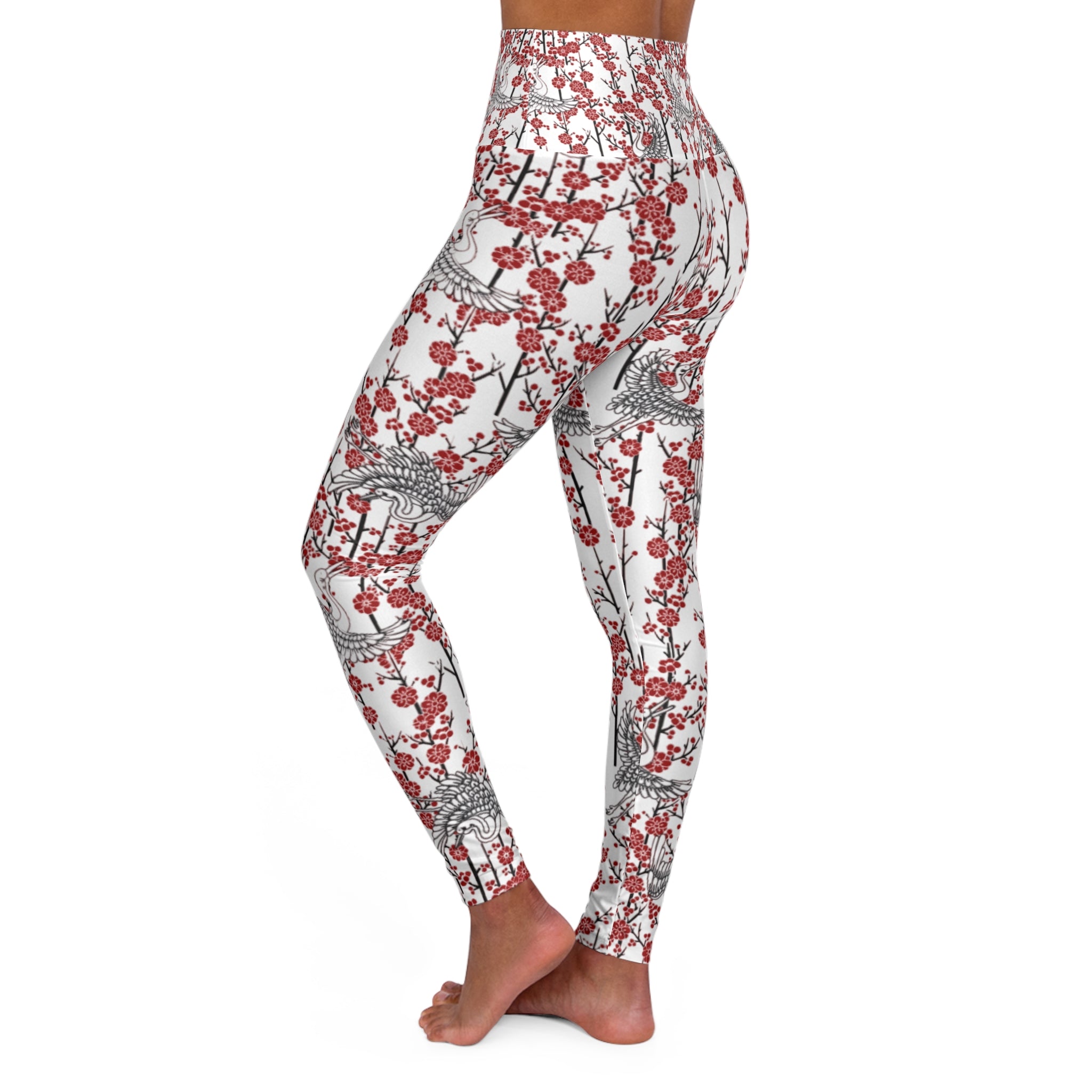 High Waisted Yoga Leggings (AOP)