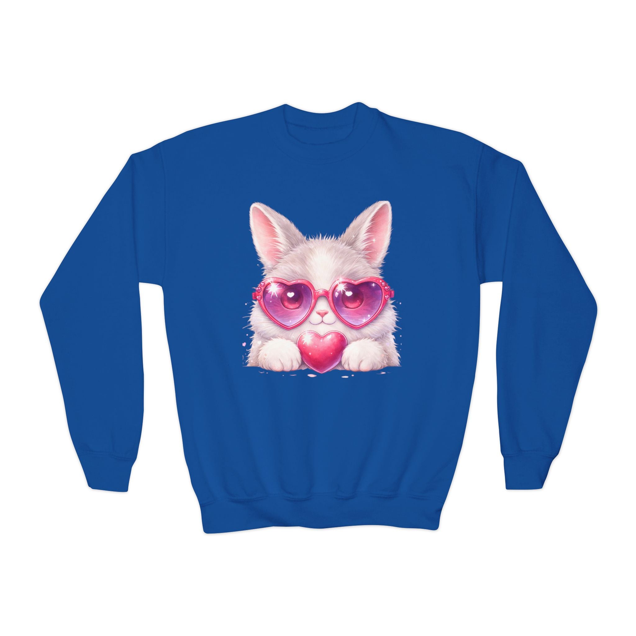 Bunny theme Youth Crewneck Sweatshirt