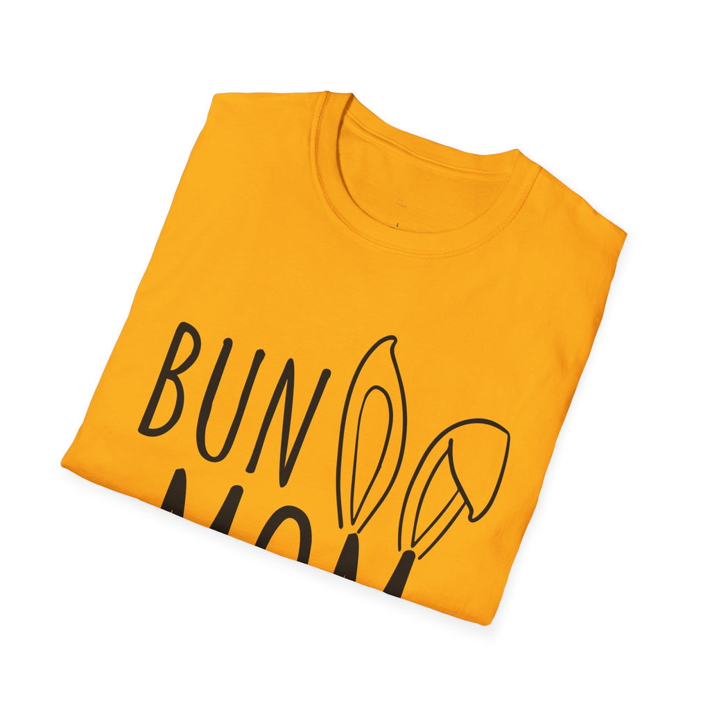 Bun Mom Unisex Softstyle T-Shirt - Cute Gift idea