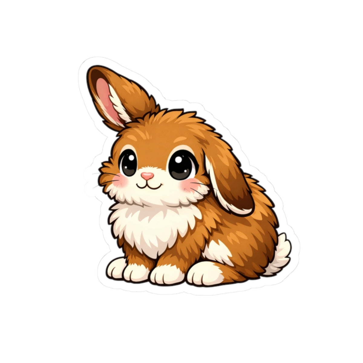 Cute little Bunny Kiss-Cut Sticker