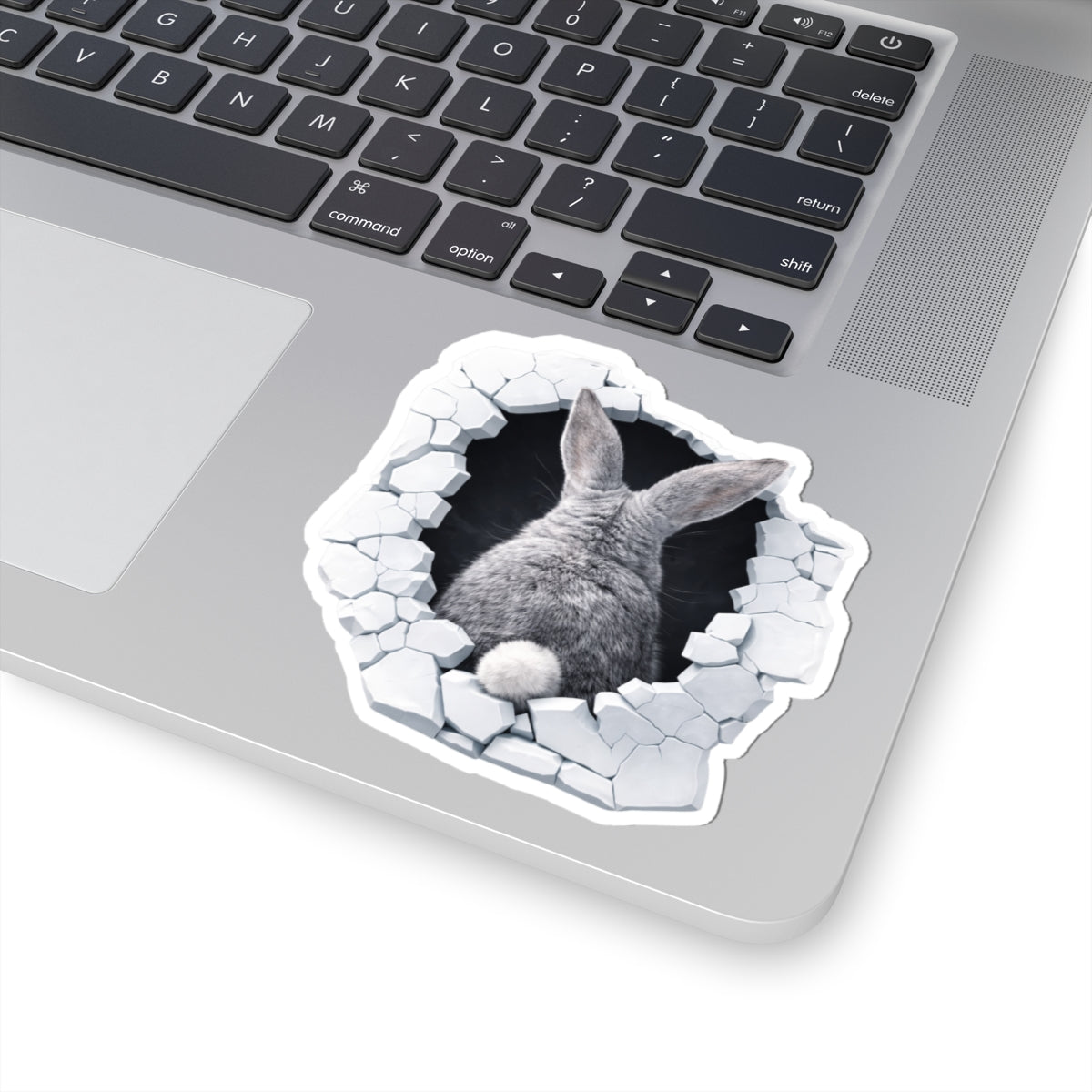 Bunny Funny Kiss-Cut Sticker