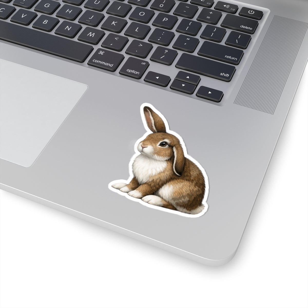 Cutie Bunny Kiss-Cut Sticker