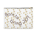 Accessory Pouch — "POPCORN money" Bunny Pattern little pouch