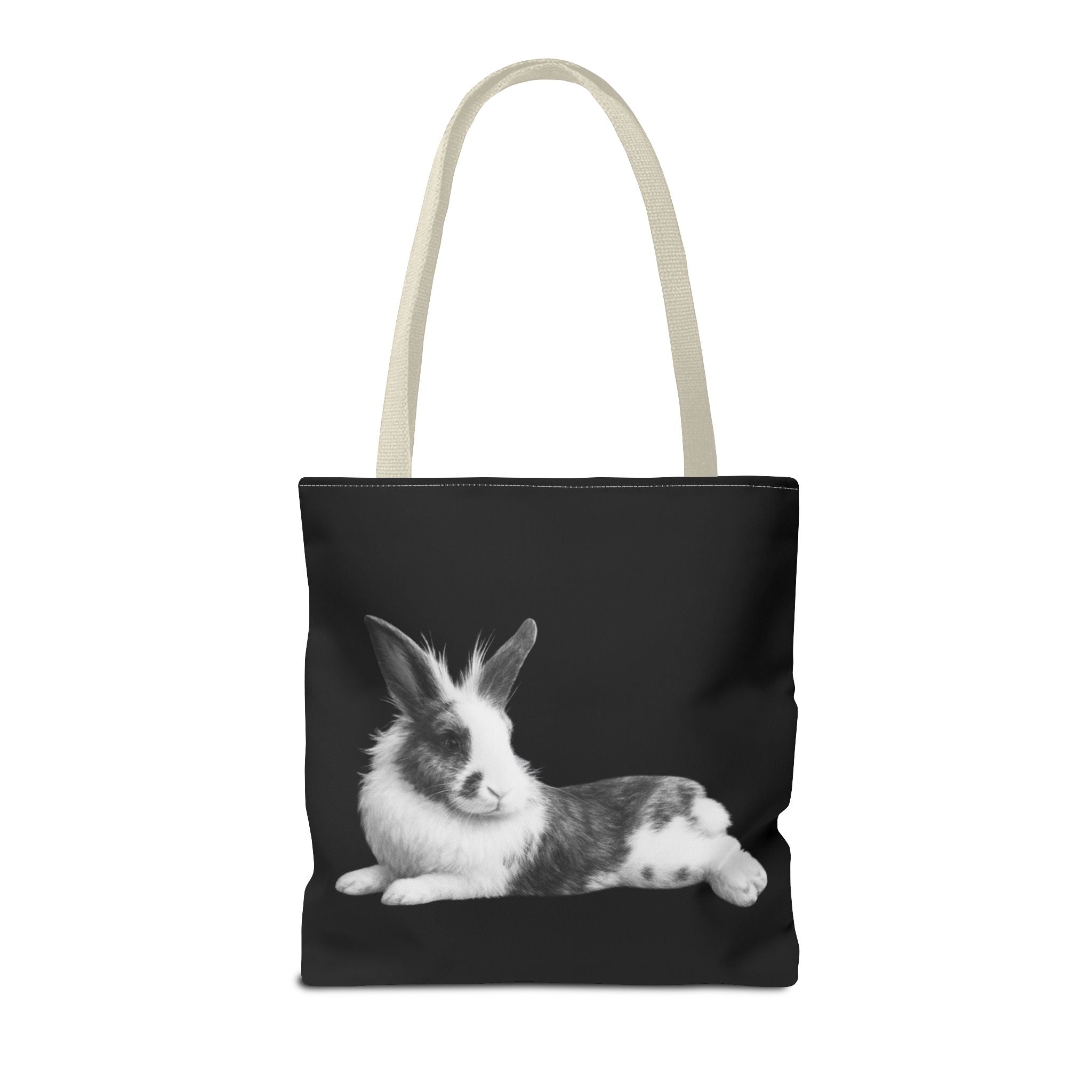 Black & White Bunny Tote Bag for Everyday Use