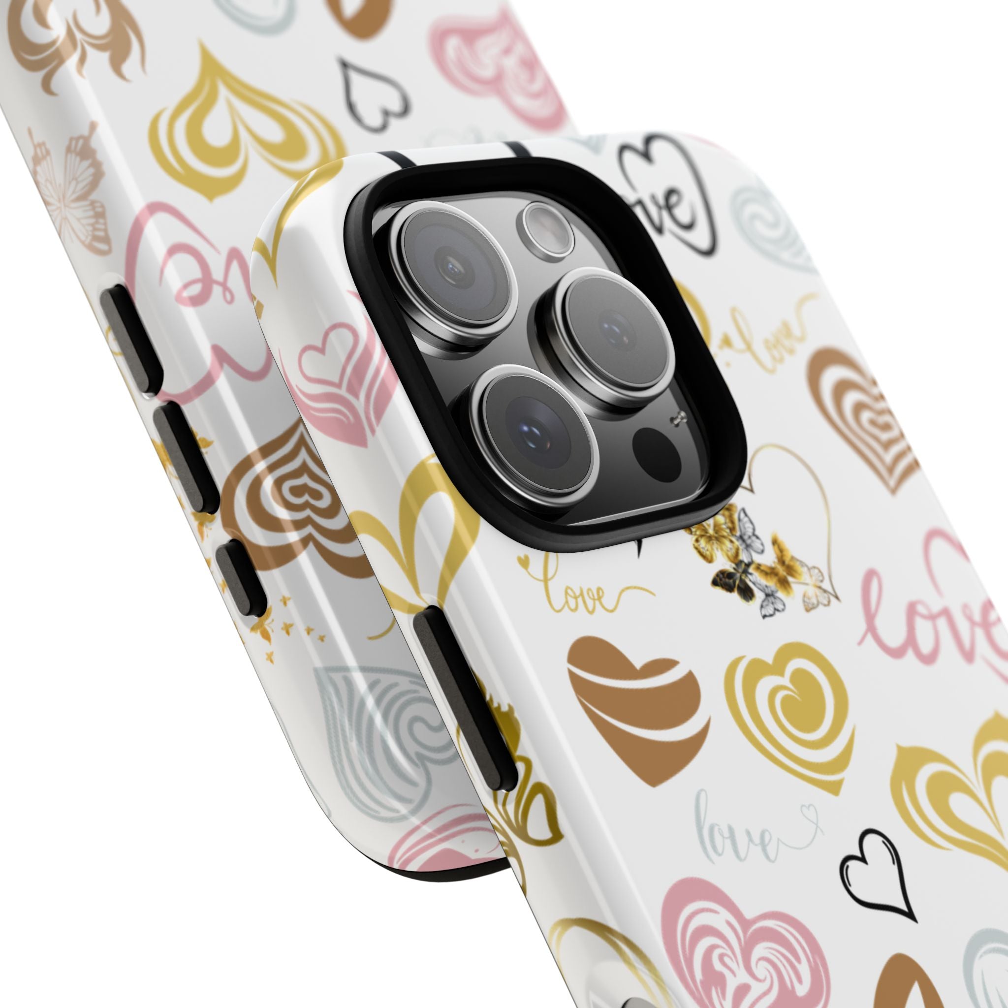 Heart Patterns Tough Phone Cases, Protective Cover
