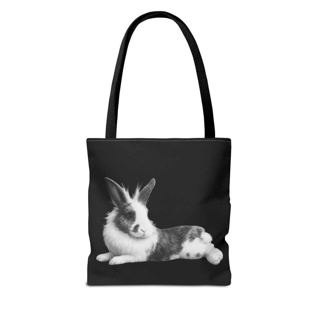 Black & White Bunny Tote Bag for Everyday Use
