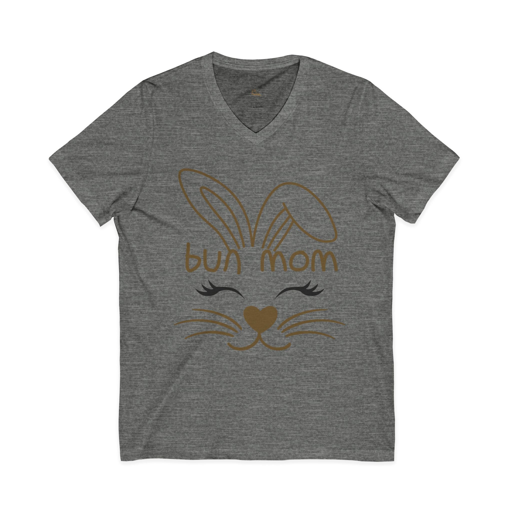 Bun Mom V-Neck Tee