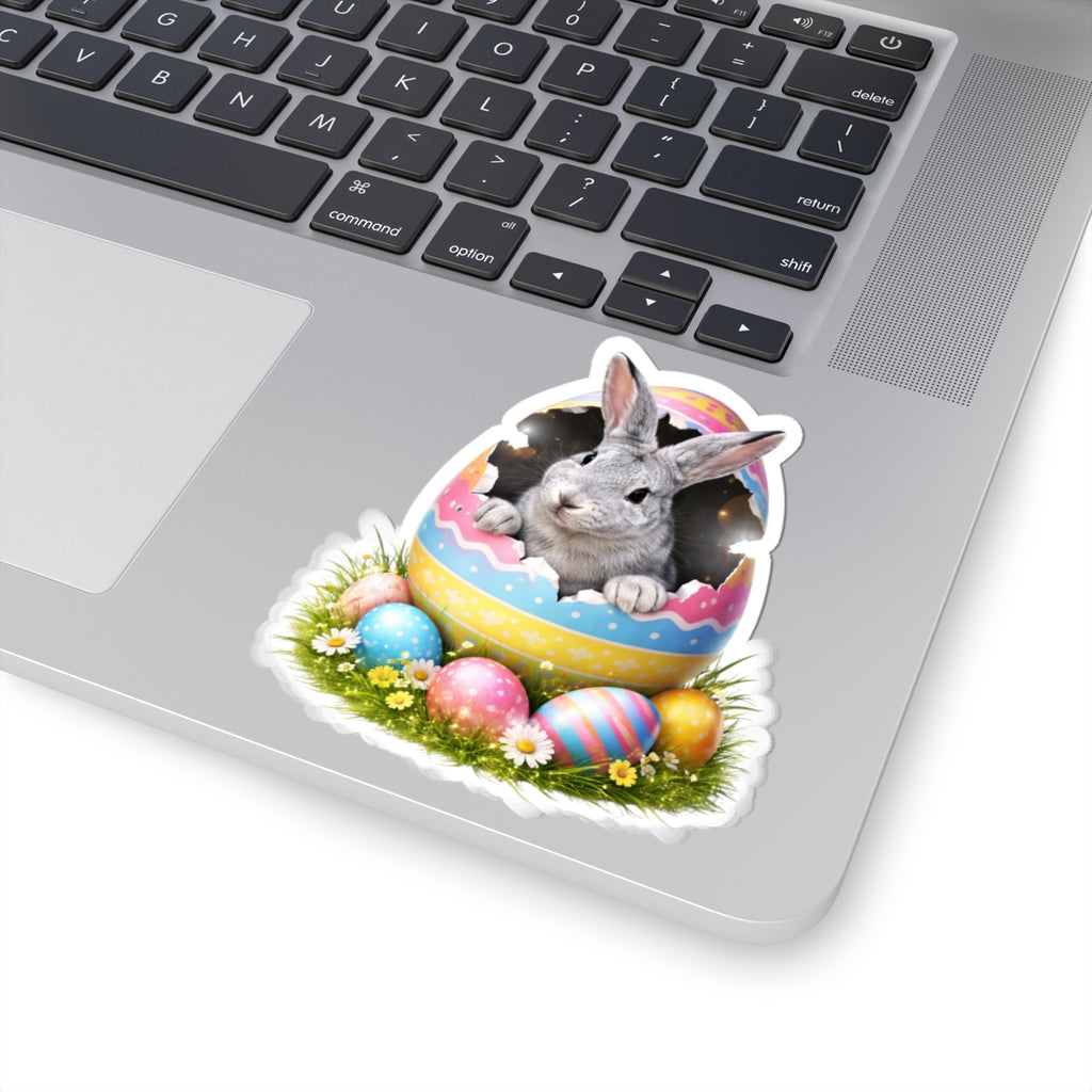 Easter Bunny Kiss-Cut Sticker