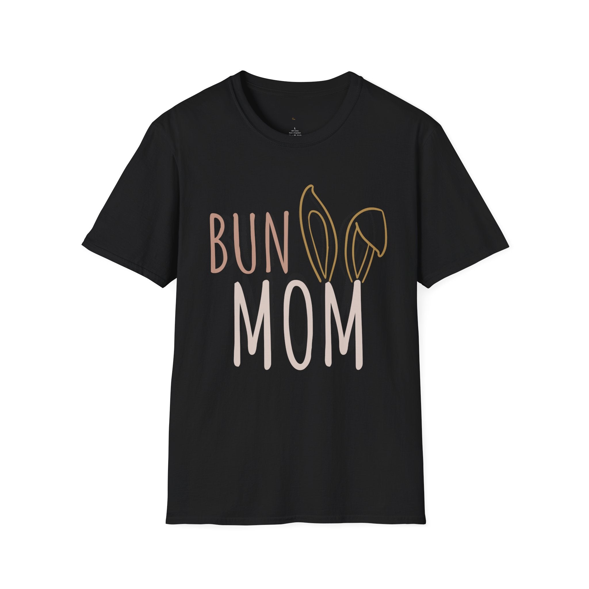 Bun Mom Unisex Softstyle T-Shirt - Cute Gift idea