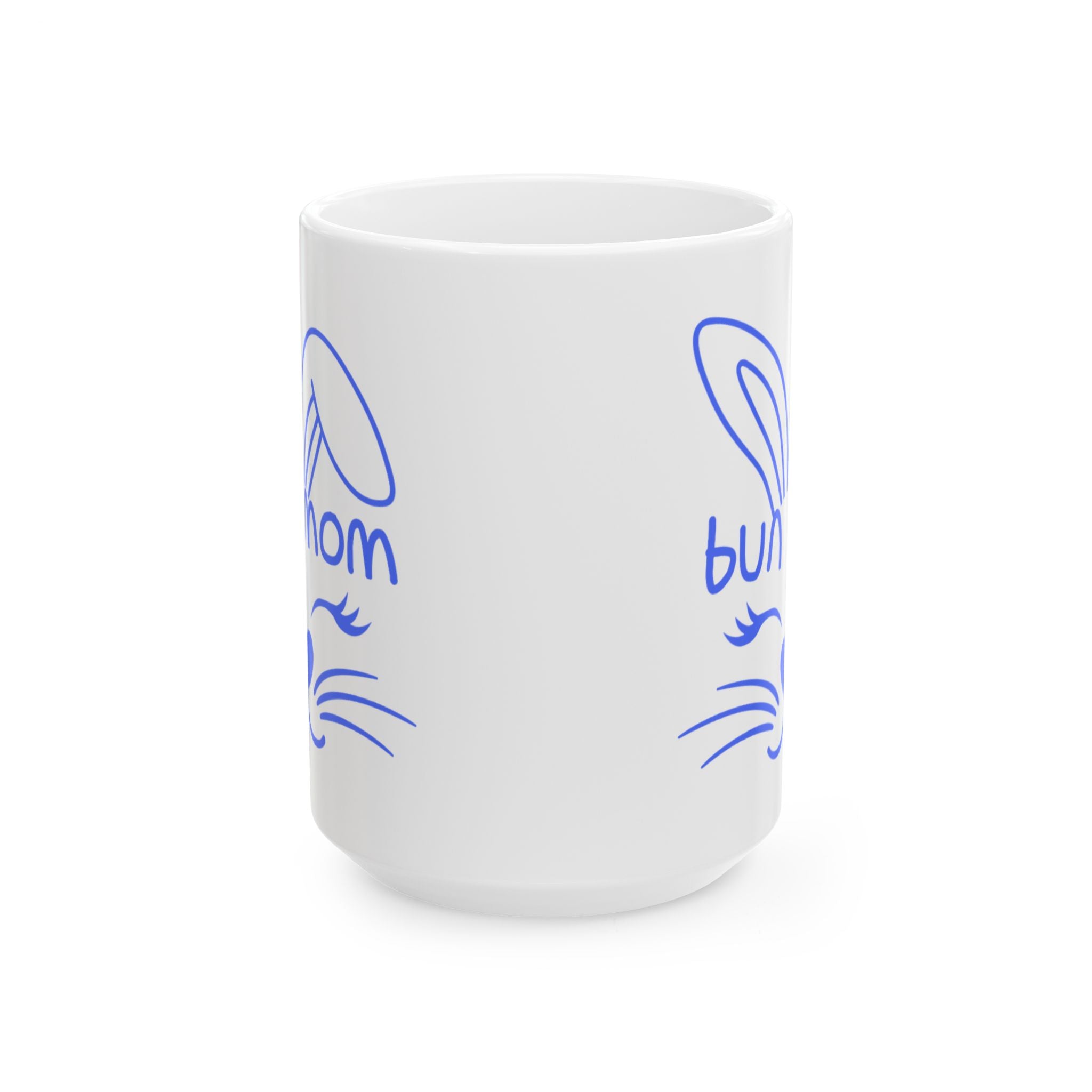 Cute Bun Mom Ceramic Mug — 11oz & 15oz
