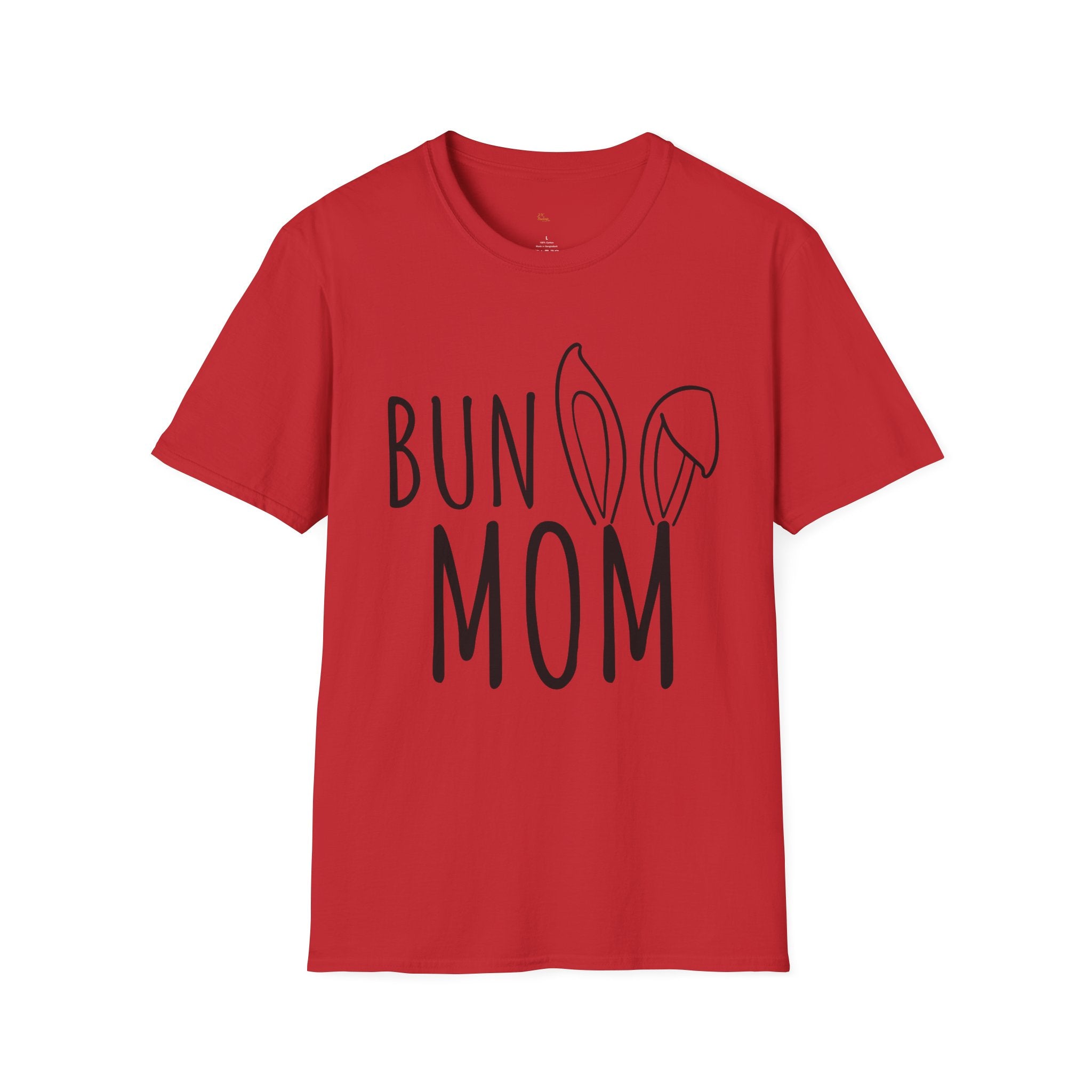 Bun Mom Unisex Softstyle T-Shirt - Cute Gift idea