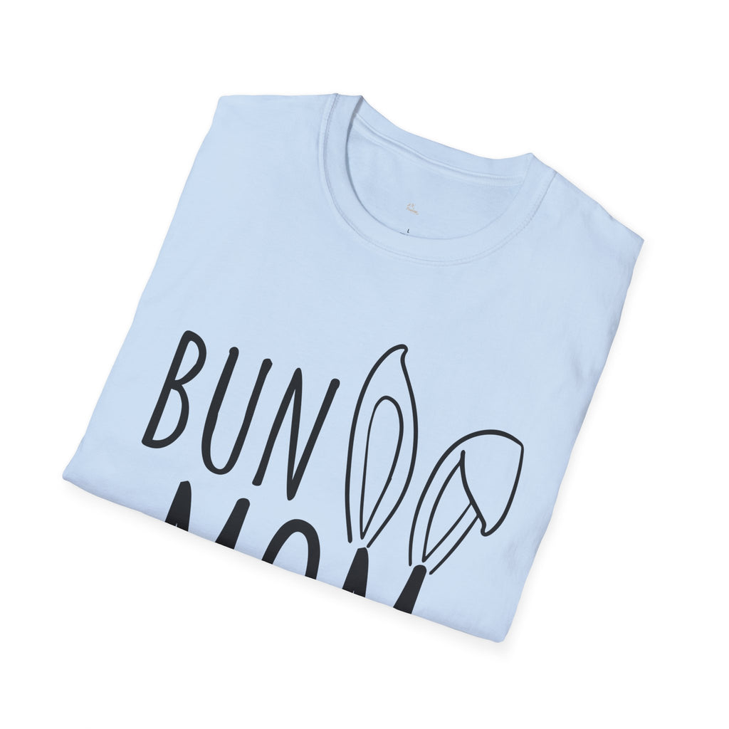 Bun Mom Unisex Softstyle T-Shirt - Cute Gift idea