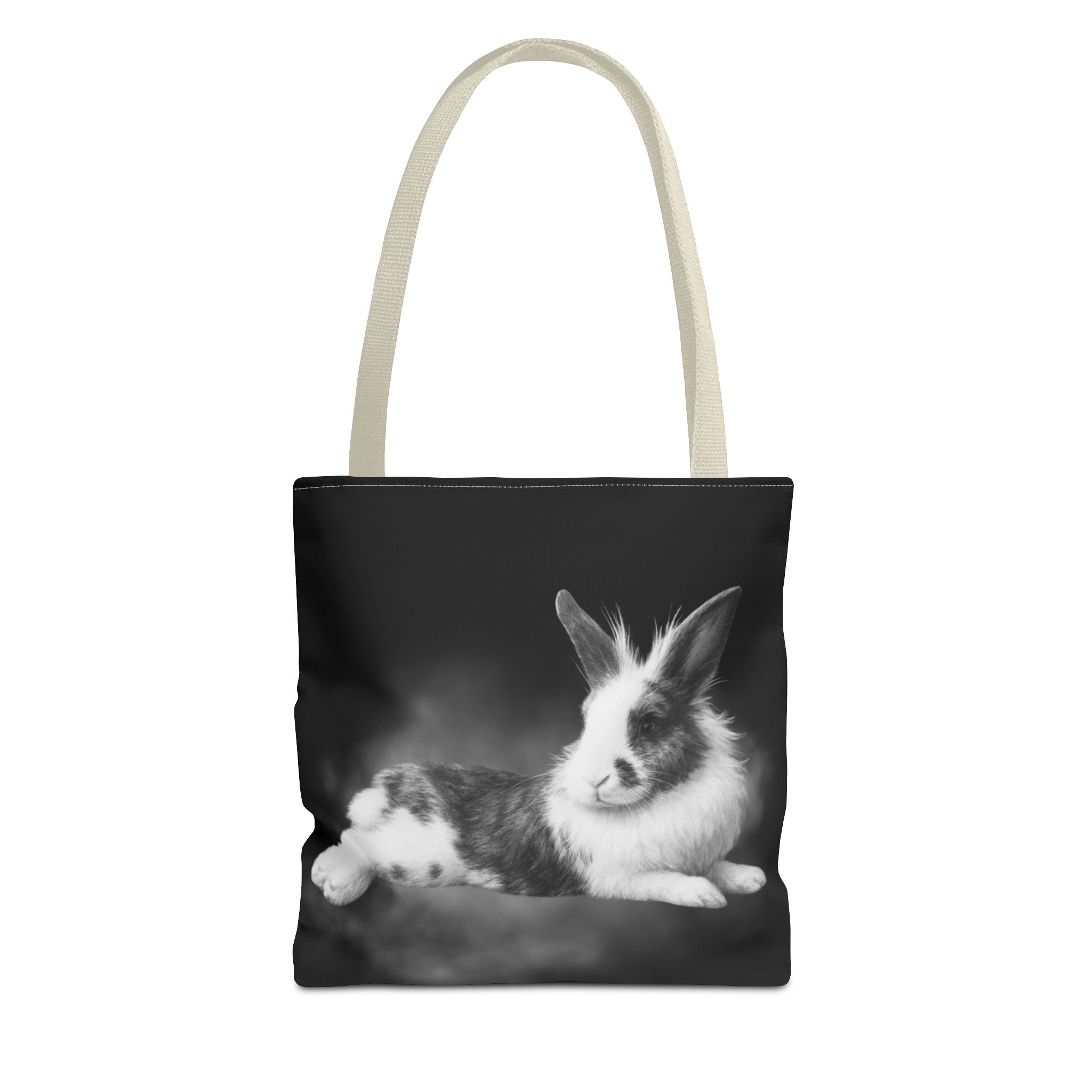 Black & White Bunny Tote Bag for Everyday Use