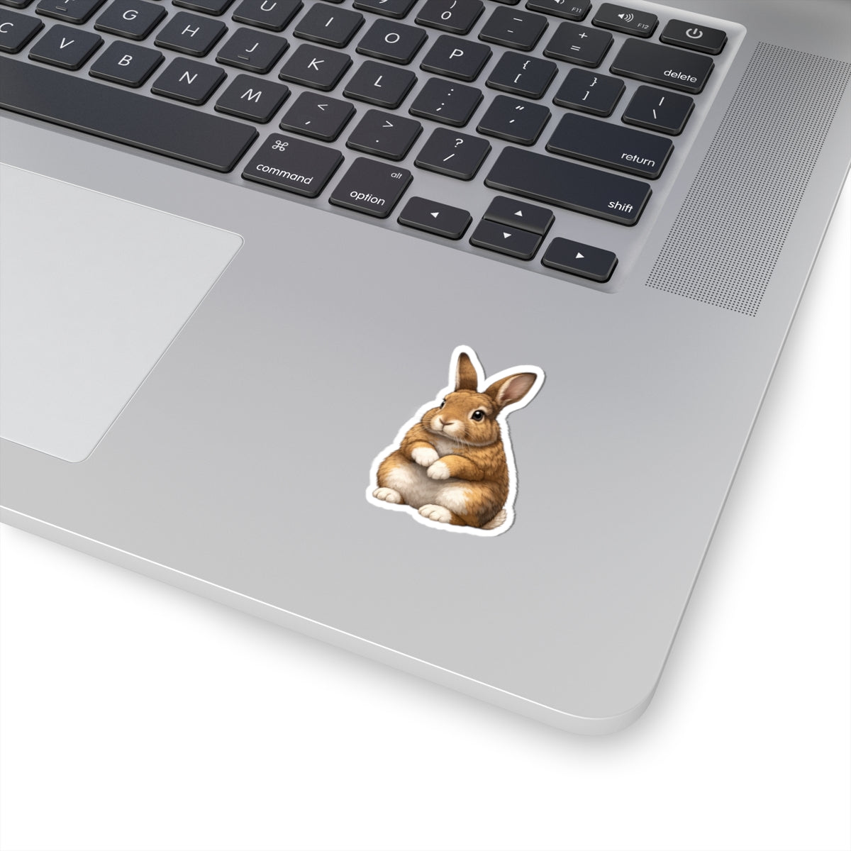 So Cute Bunny Kiss-Cut Sticker