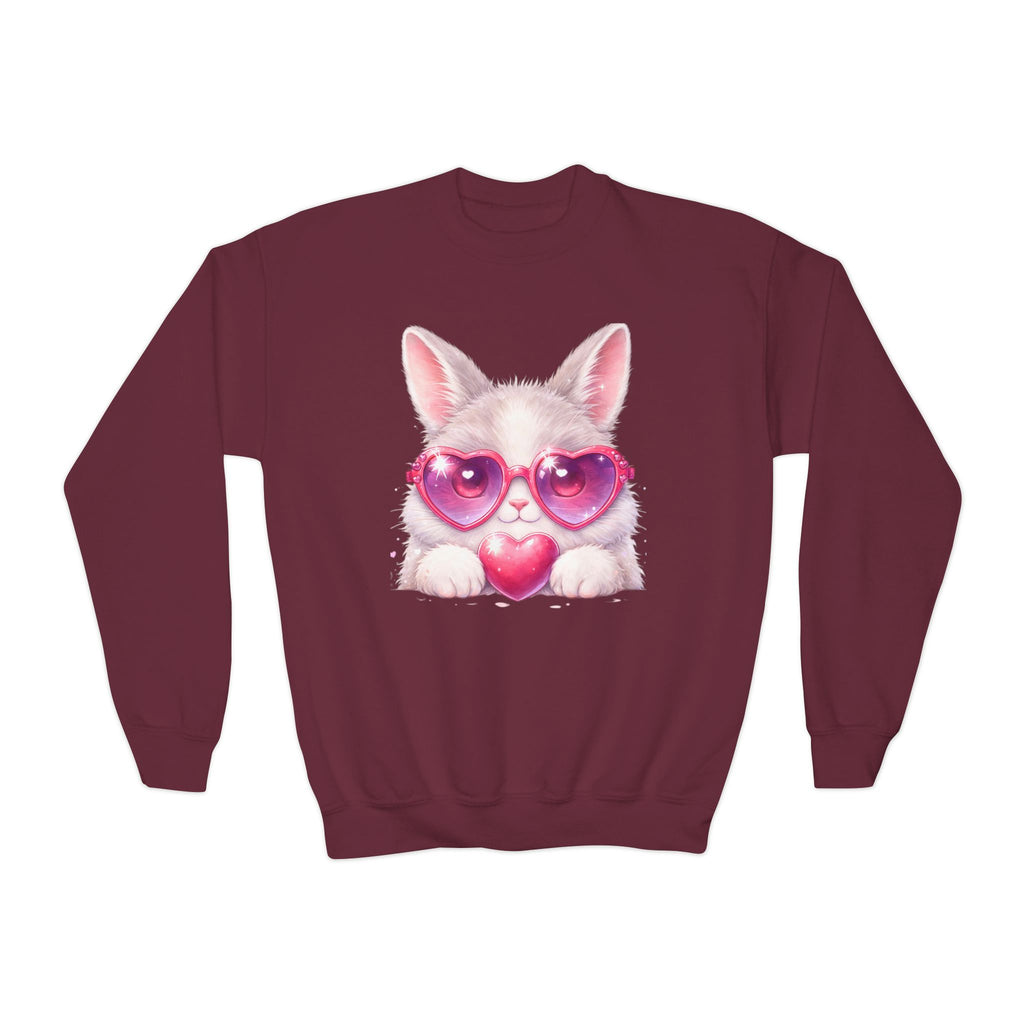 Bunny theme Youth Crewneck Sweatshirt