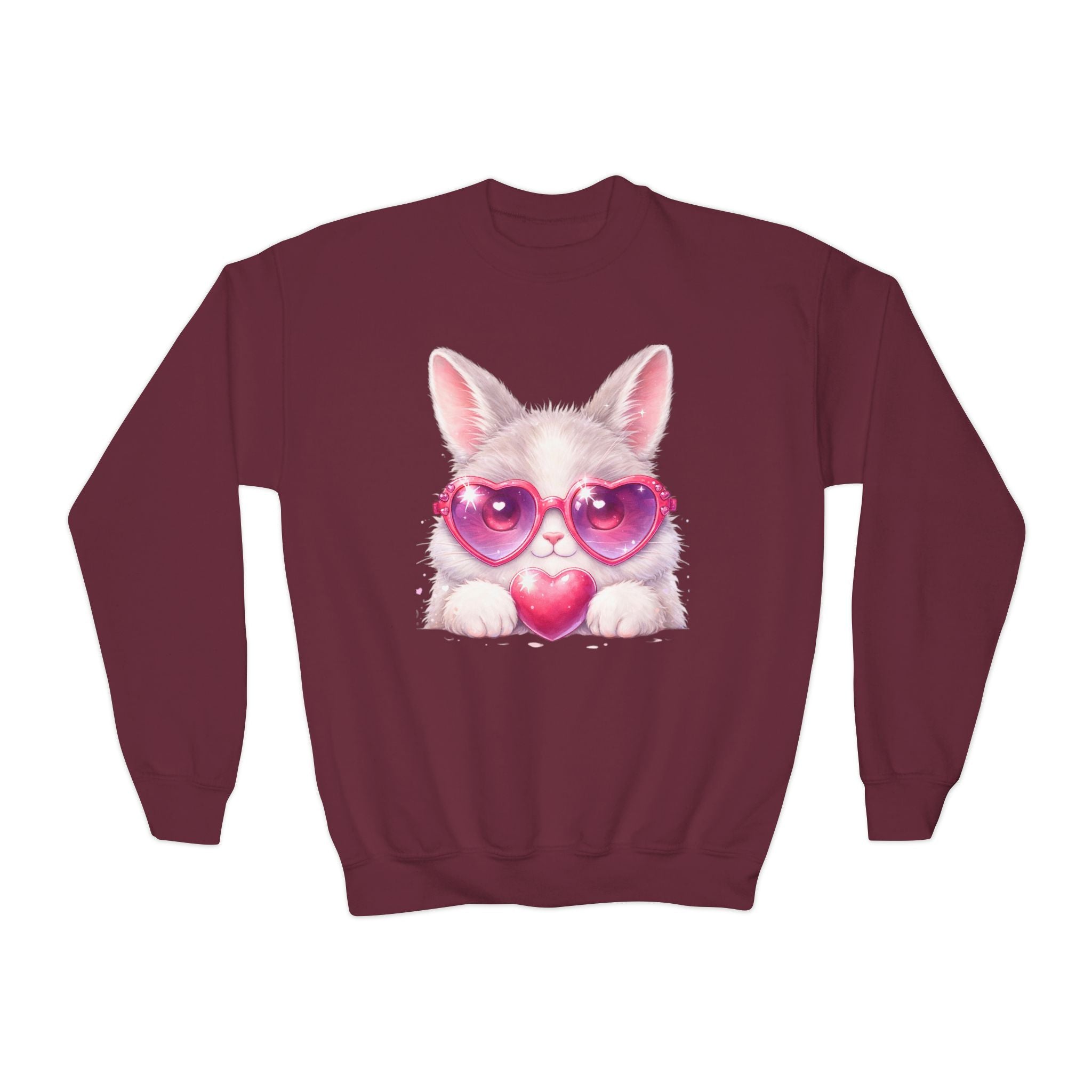Bunny theme Youth Crewneck Sweatshirt