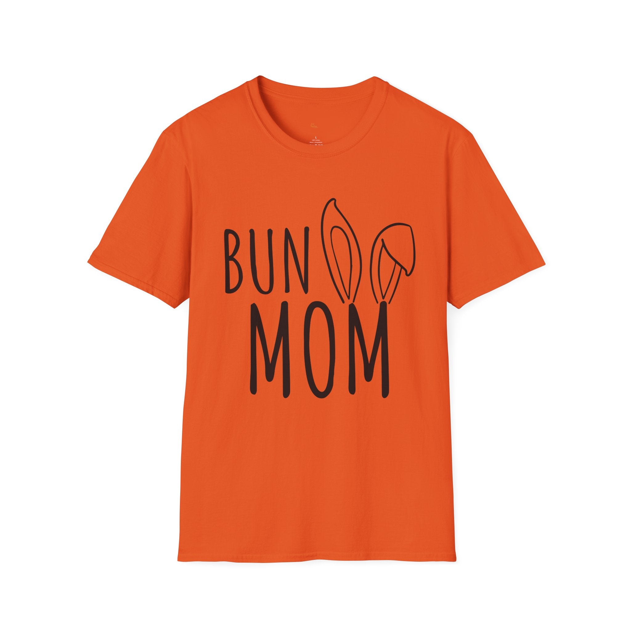Bun Mom Unisex Softstyle T-Shirt - Cute Gift idea