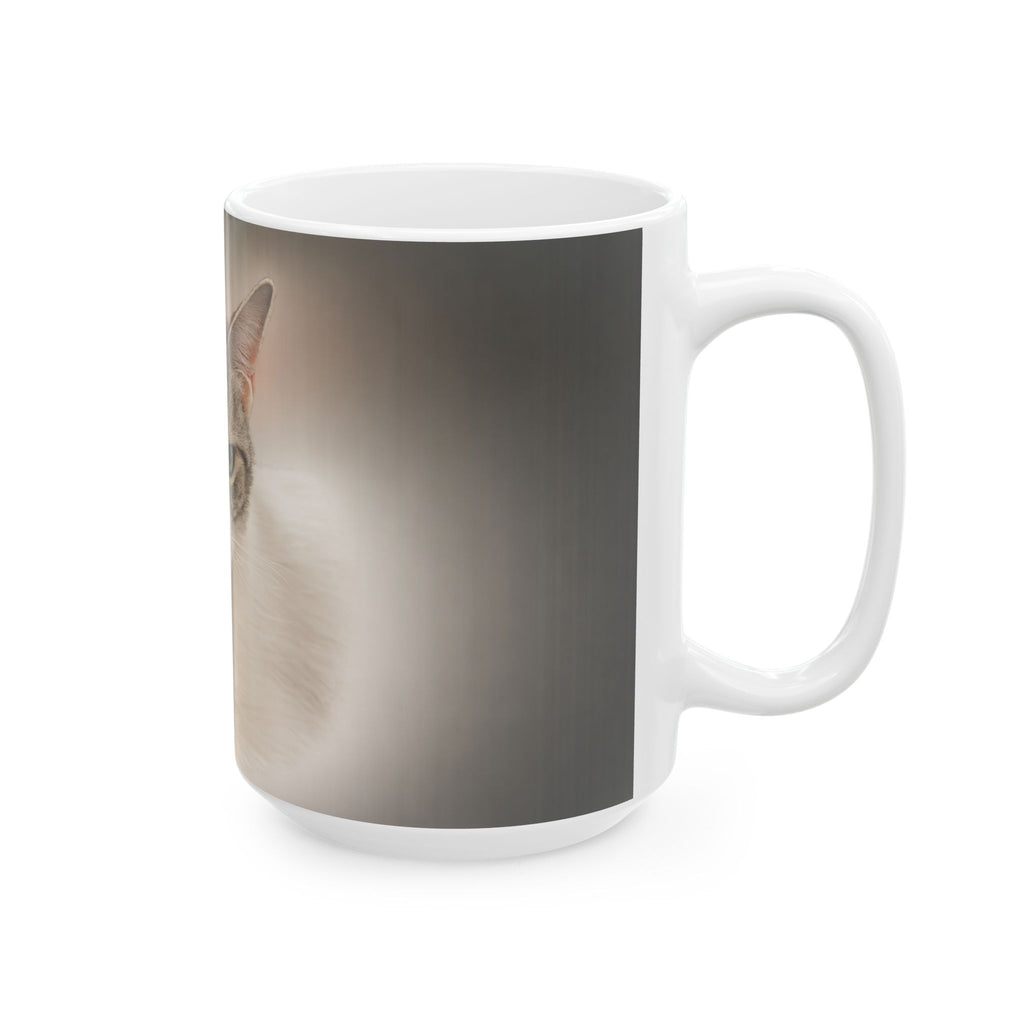 Cat Ceramic Mug with the real attitude
