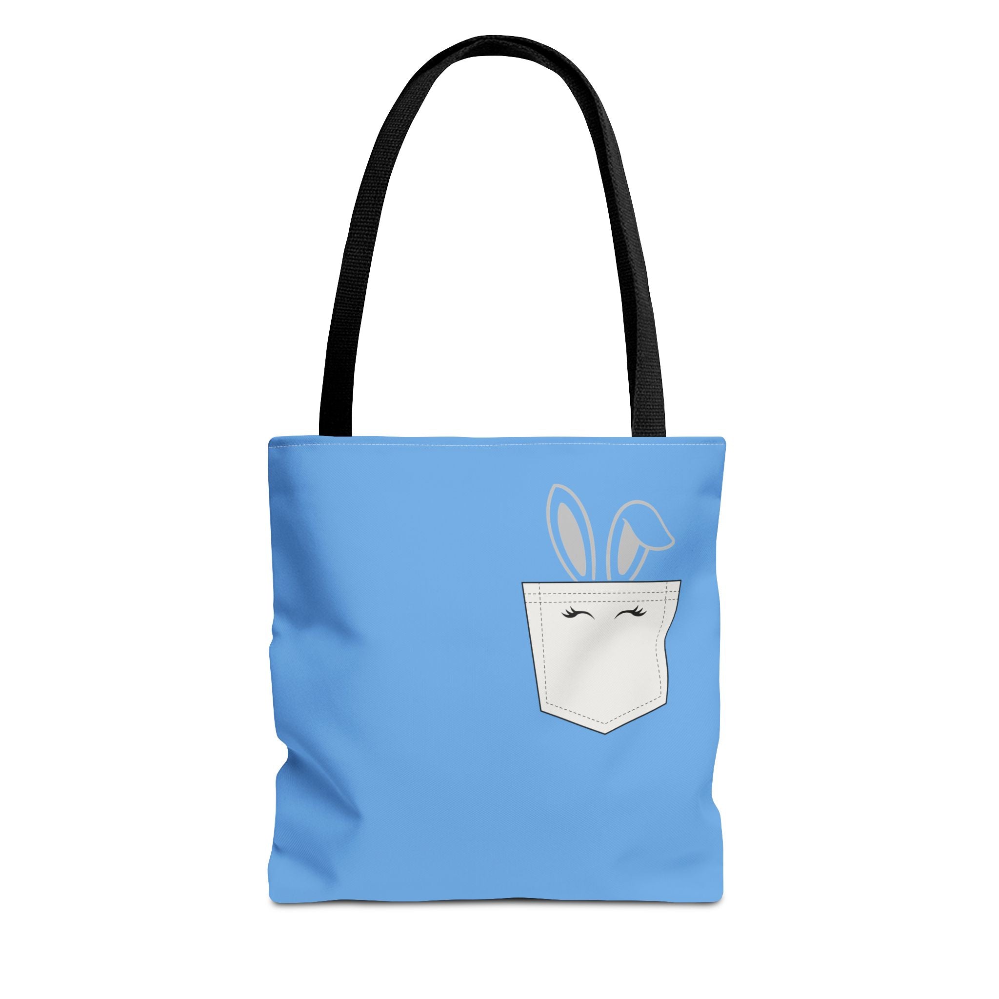 Bunny Pocket Tote Bag — Reusable Eco Travel Bag for Mom
