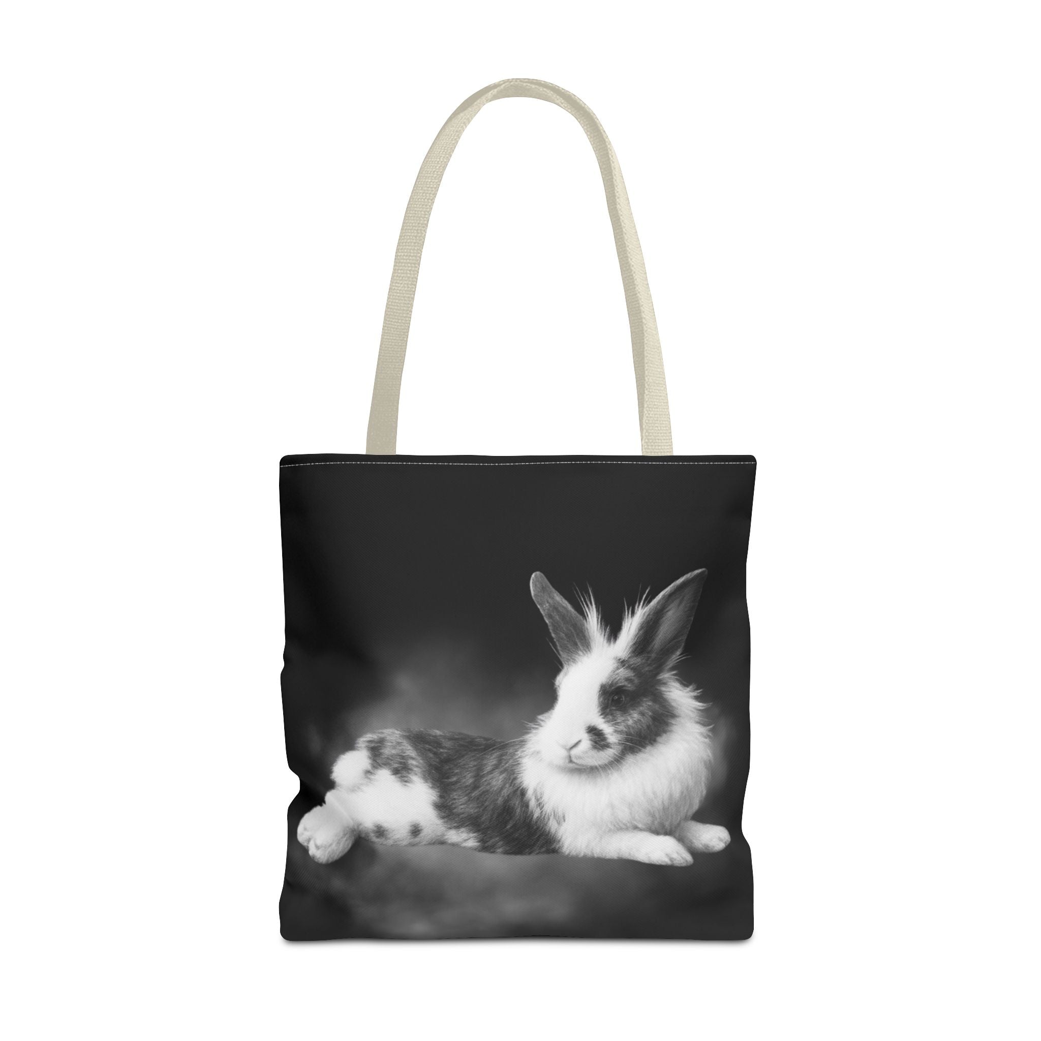 Black & White Bunny Tote Bag for Everyday Use