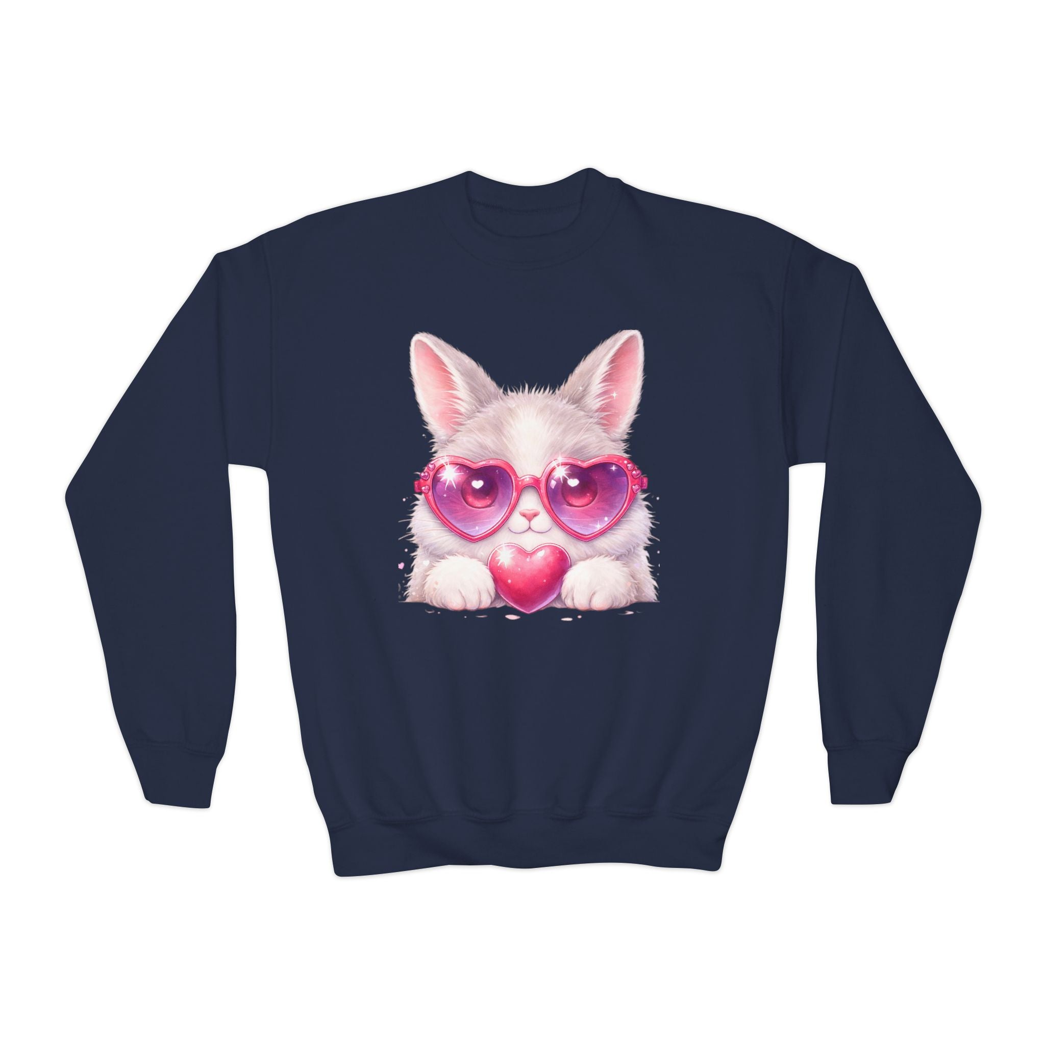 Bunny theme Youth Crewneck Sweatshirt