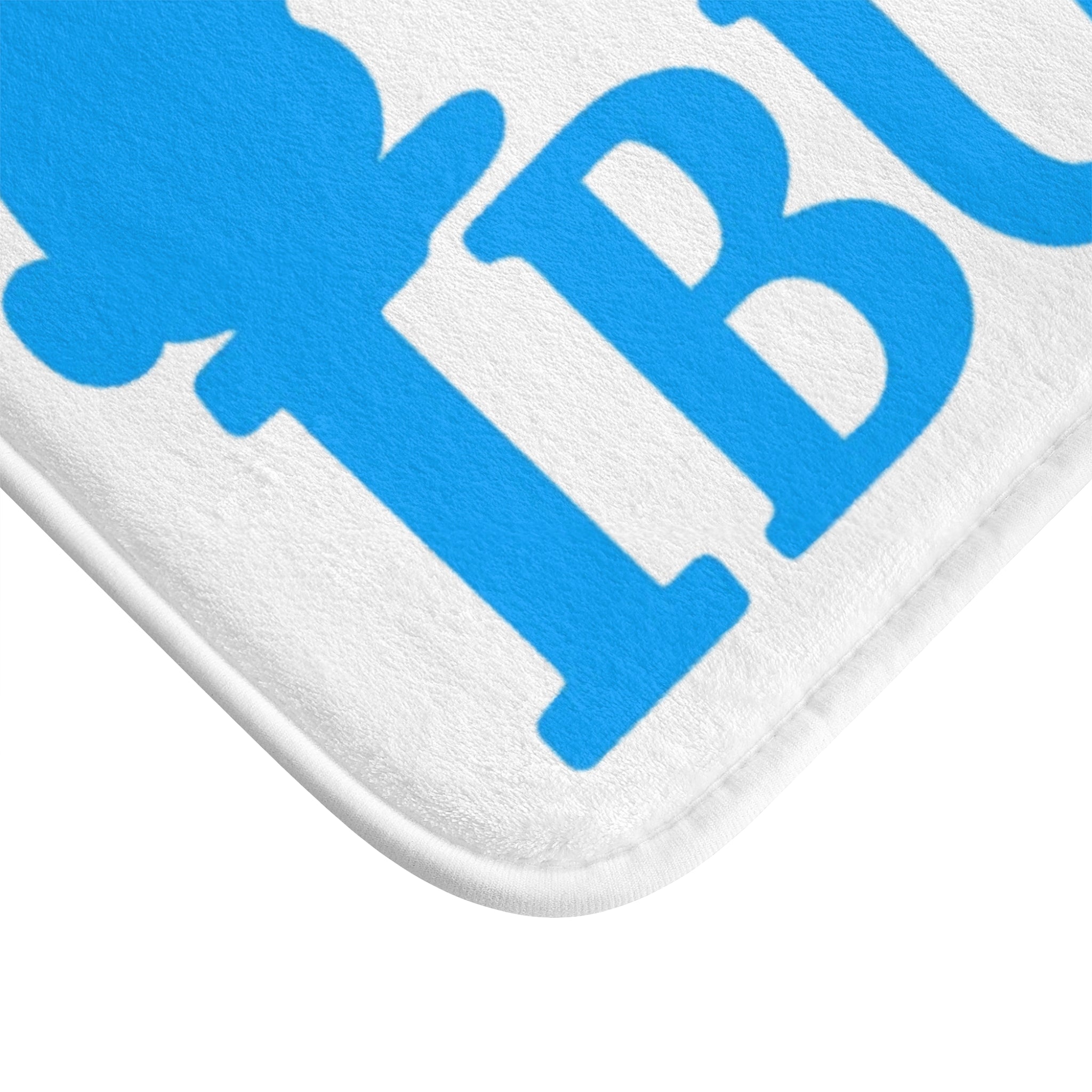 Bunny Love Bath Mat Turquoise